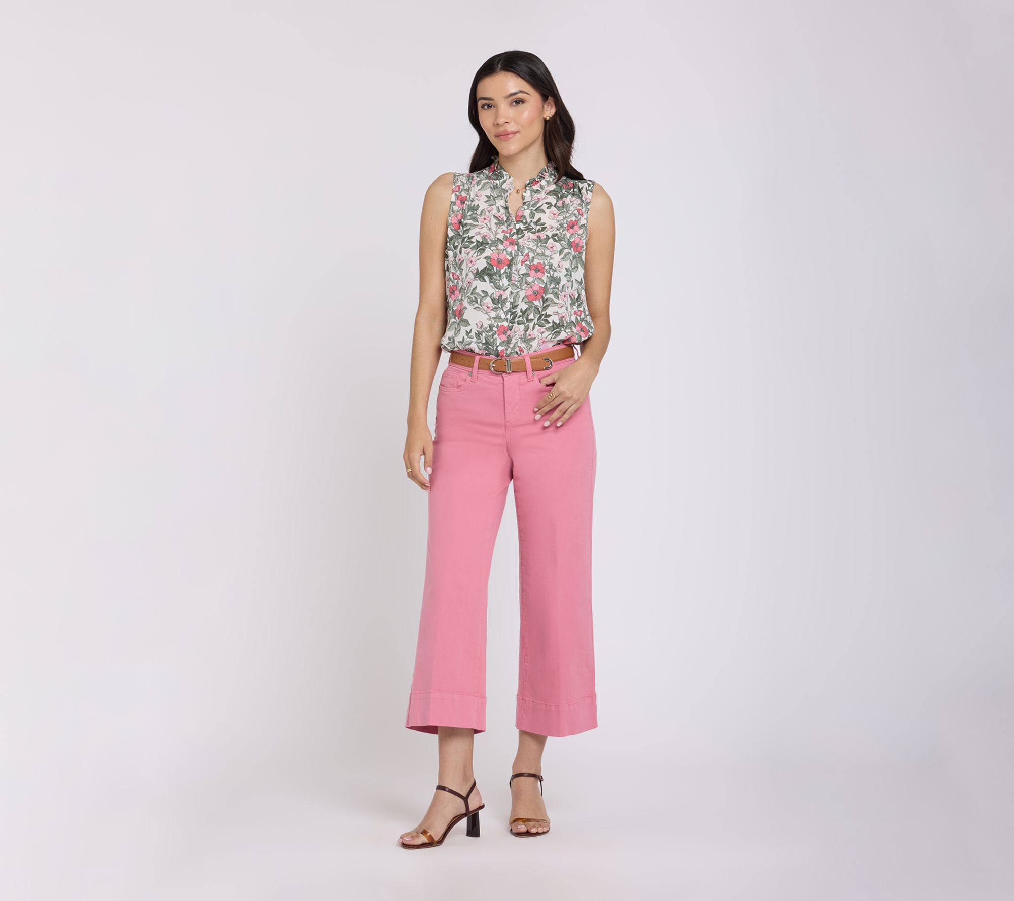 NYDJ Teresa Wide Leg Ankle Color Jeans