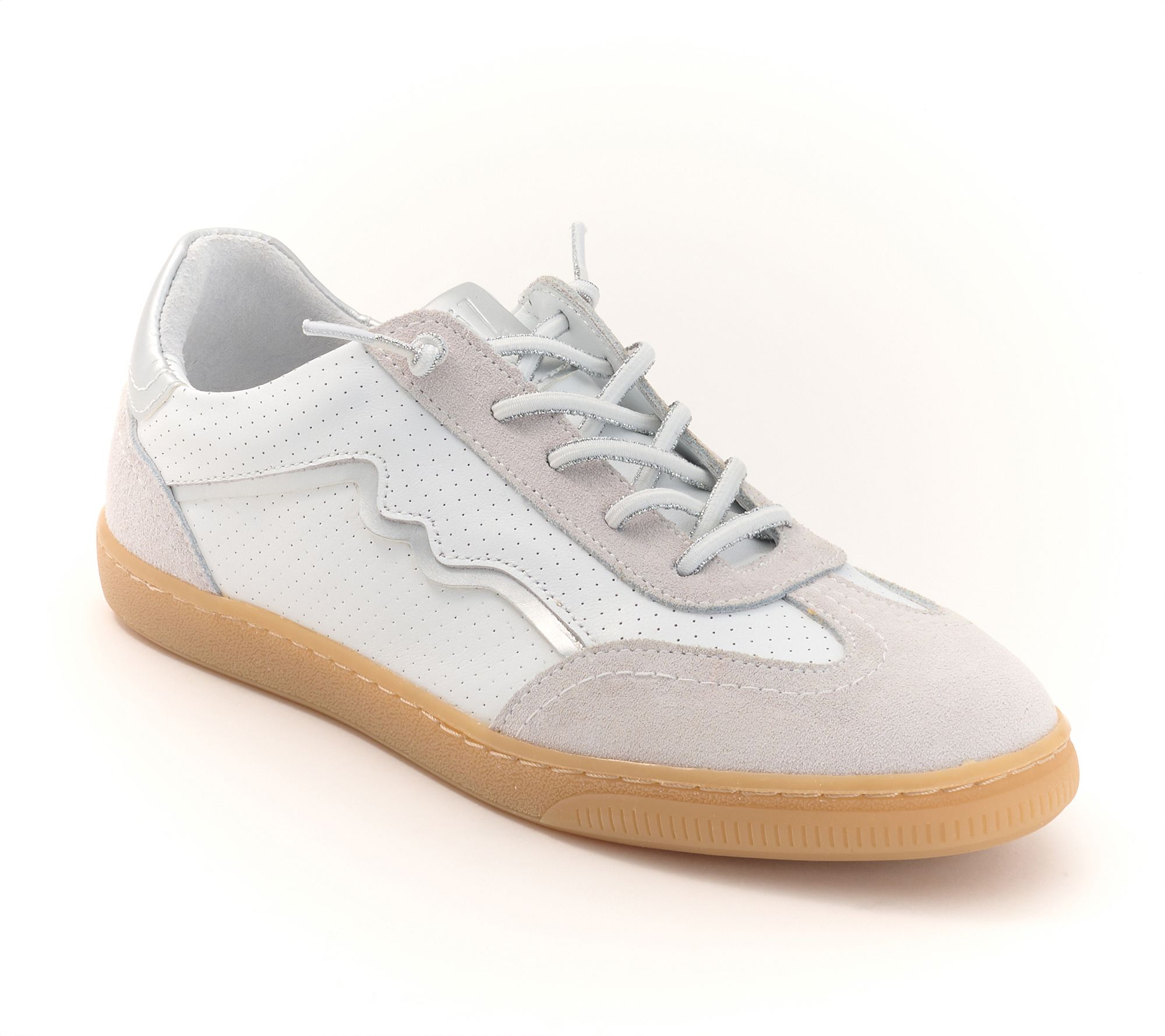 "As Is" Miz Mooz Leather Lace Up Casual Sneakers- Raelynn