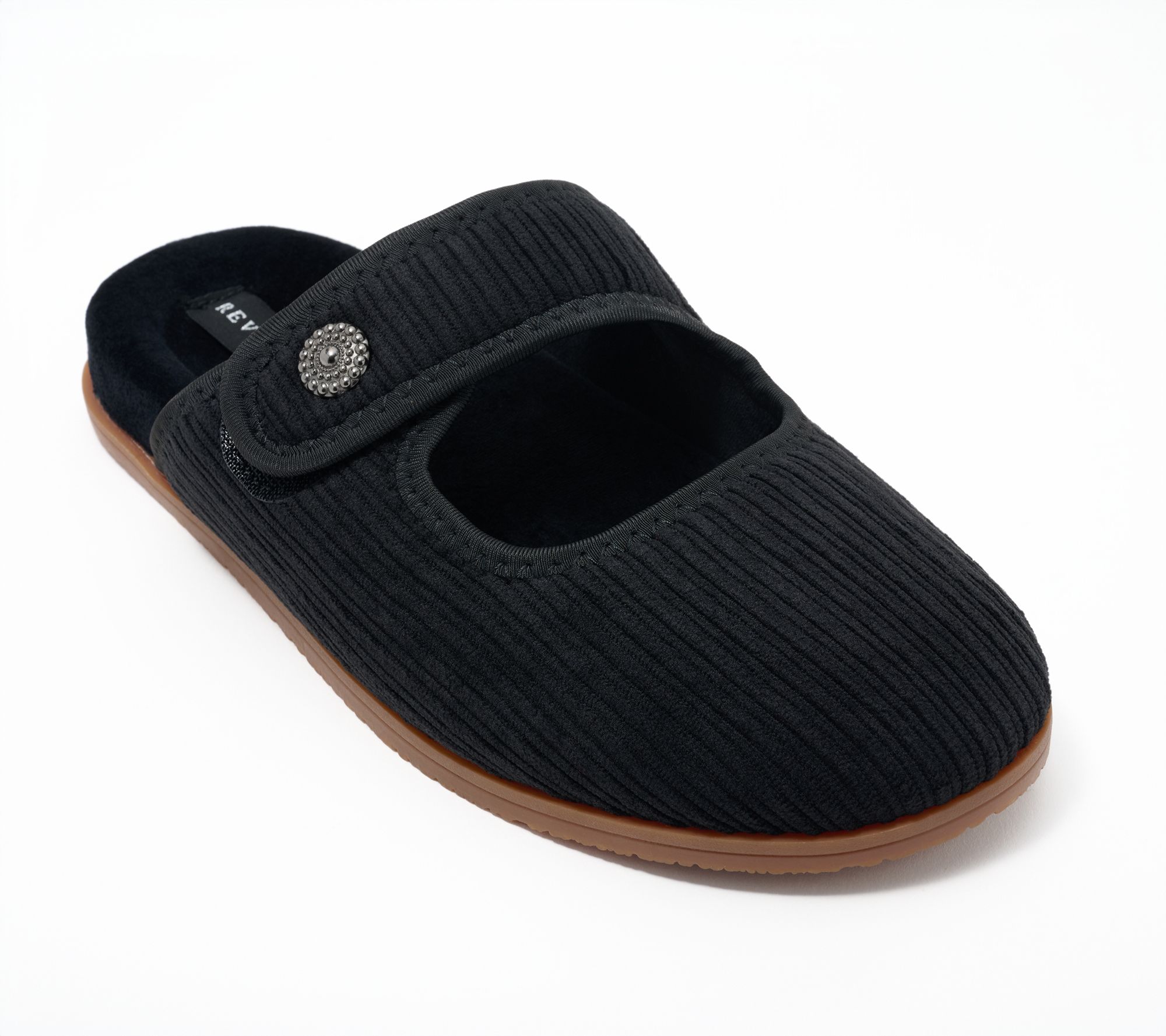 Revitalign Orthotic Adjustable Chenille Slippers - Gale