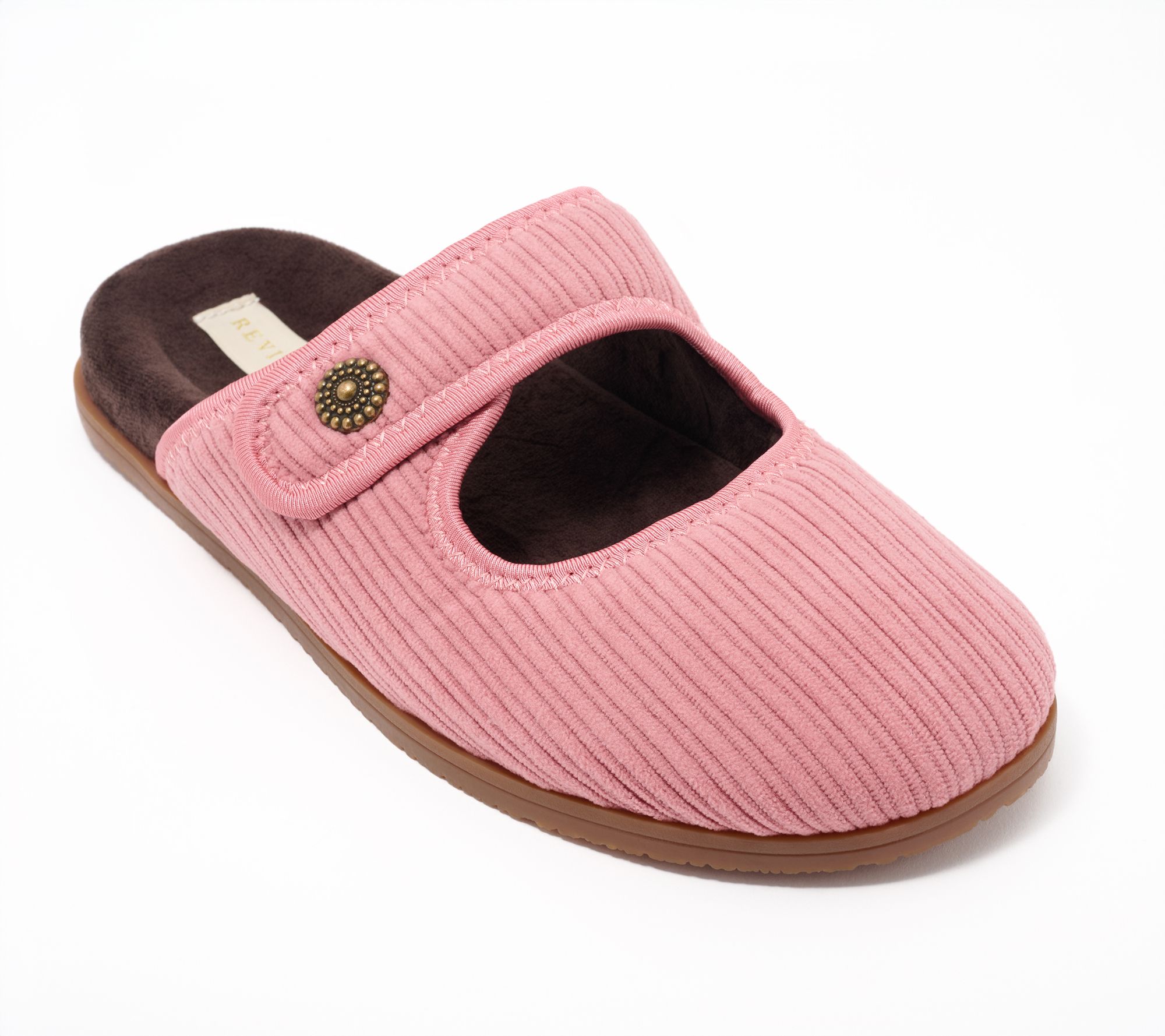 Revitalign Orthotic Adjustable Chenille Slippers - Gale