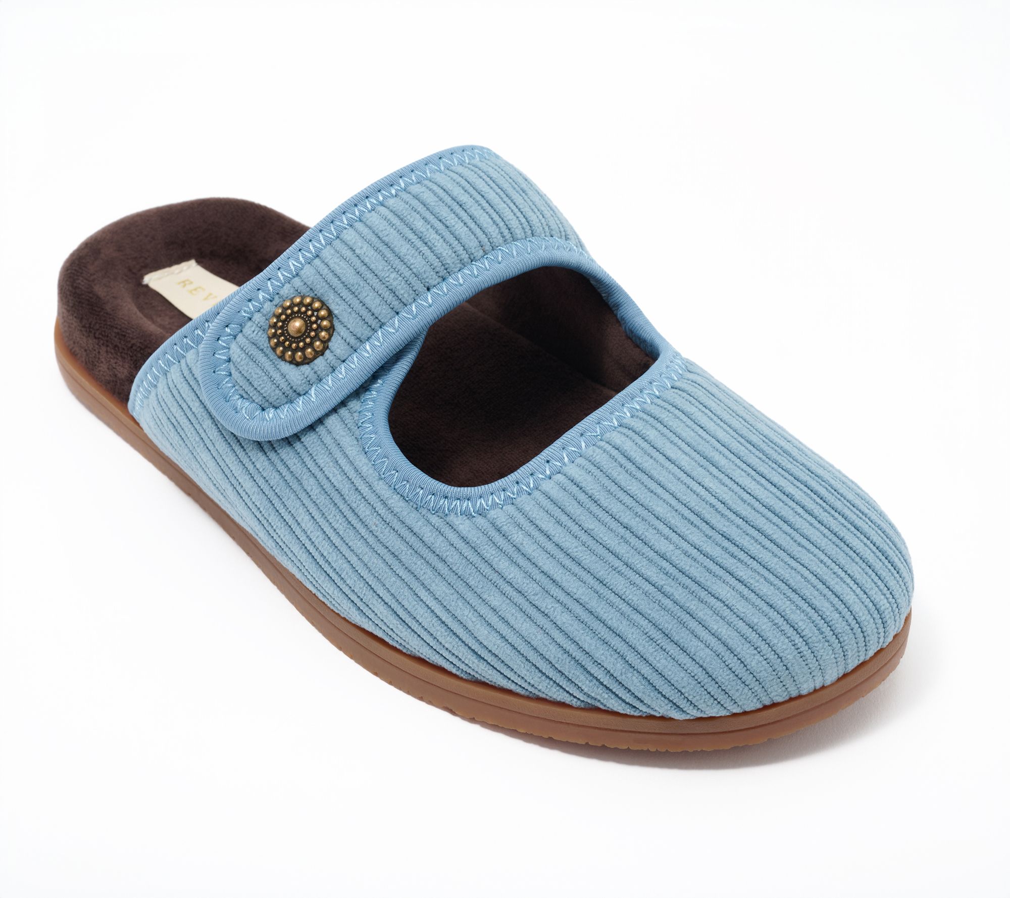Revitalign Orthotic Adjustable Chenille Slippers - Gale