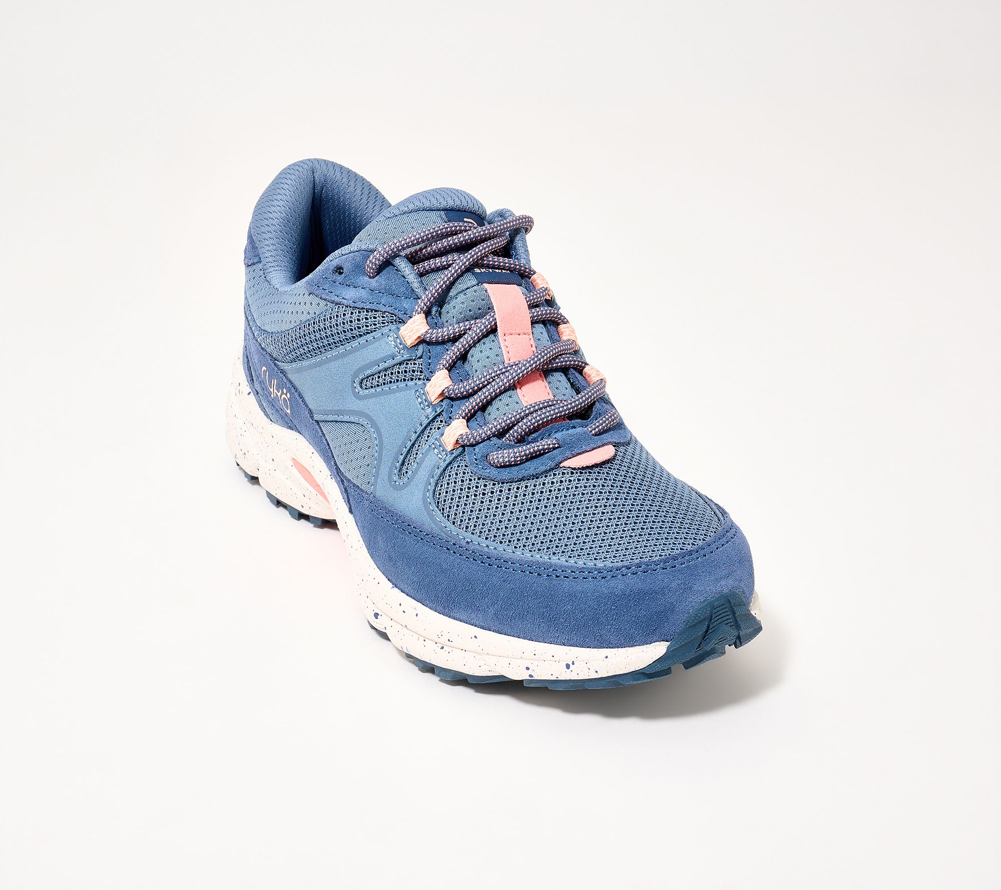 Ryka Tread Teach Lace Up Walking Sneakers - Sky way