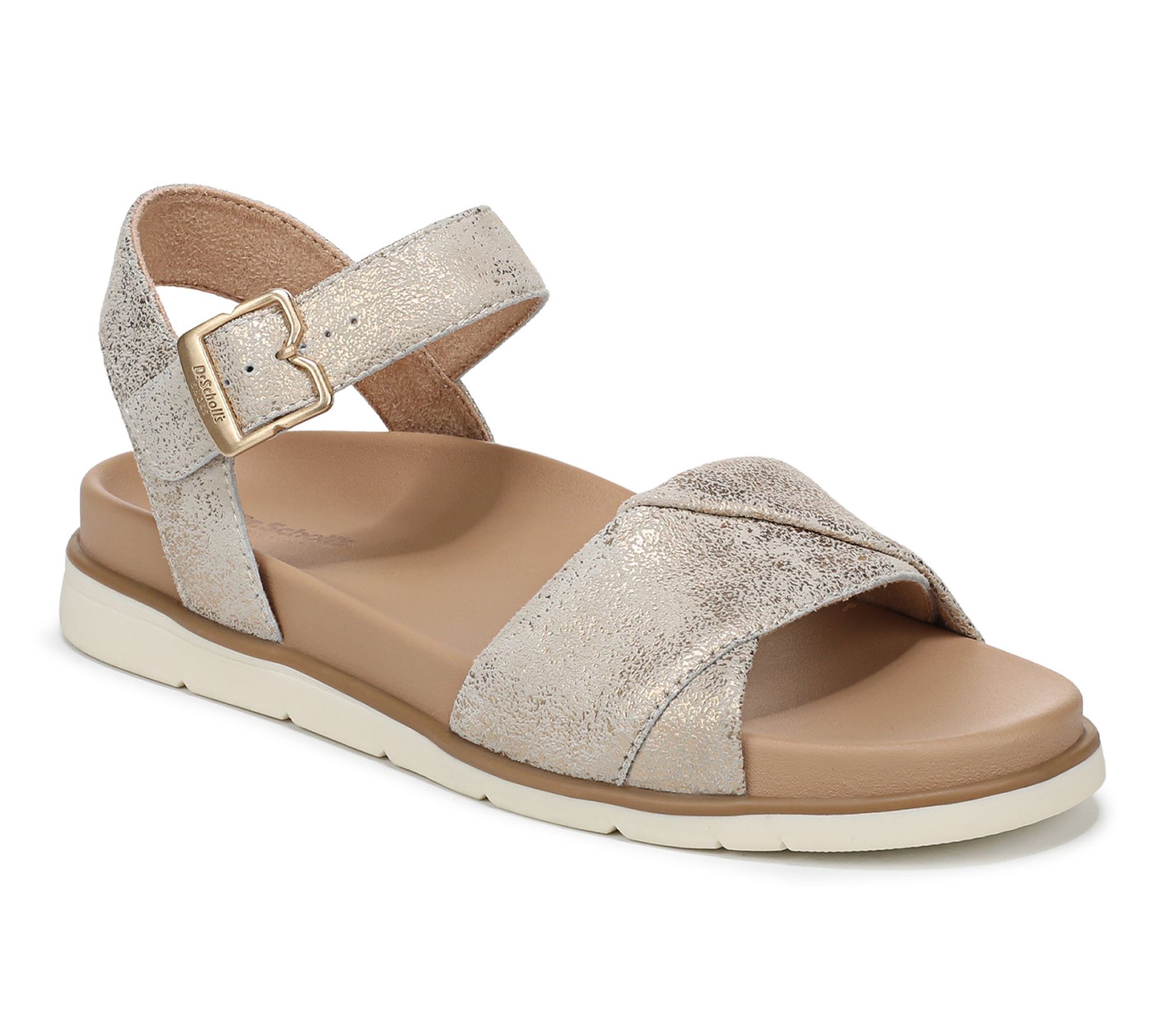 Dr. Scholl's Leather Strappy Sandals - Free ToMove