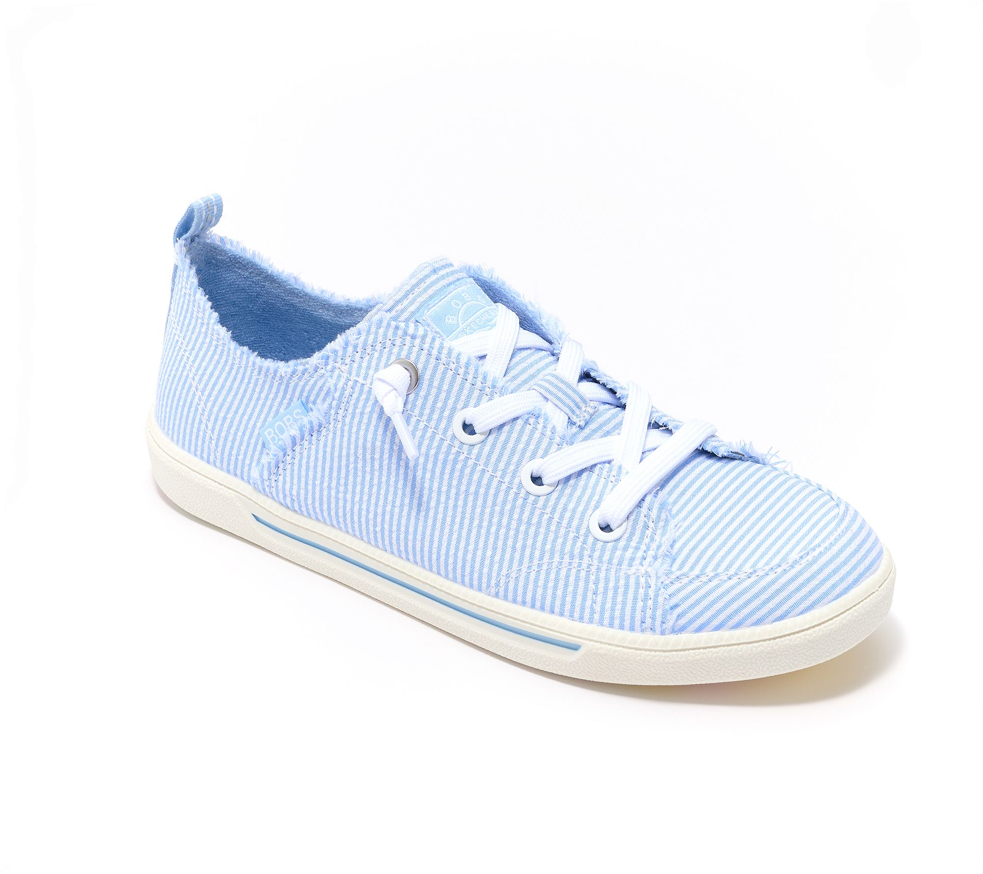 "As Is" Skechers BOBS B Cute 2.0 Seersucker Slip Ons