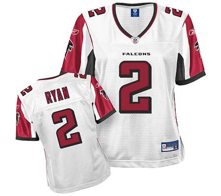 Nike Atlanta Falcons No2 Matt Ryan White Women's Stitched NFL Elite Drift Fashion Jersey