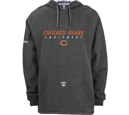 NFL Chicago Bears Sueded Hooded Sweatshirt 