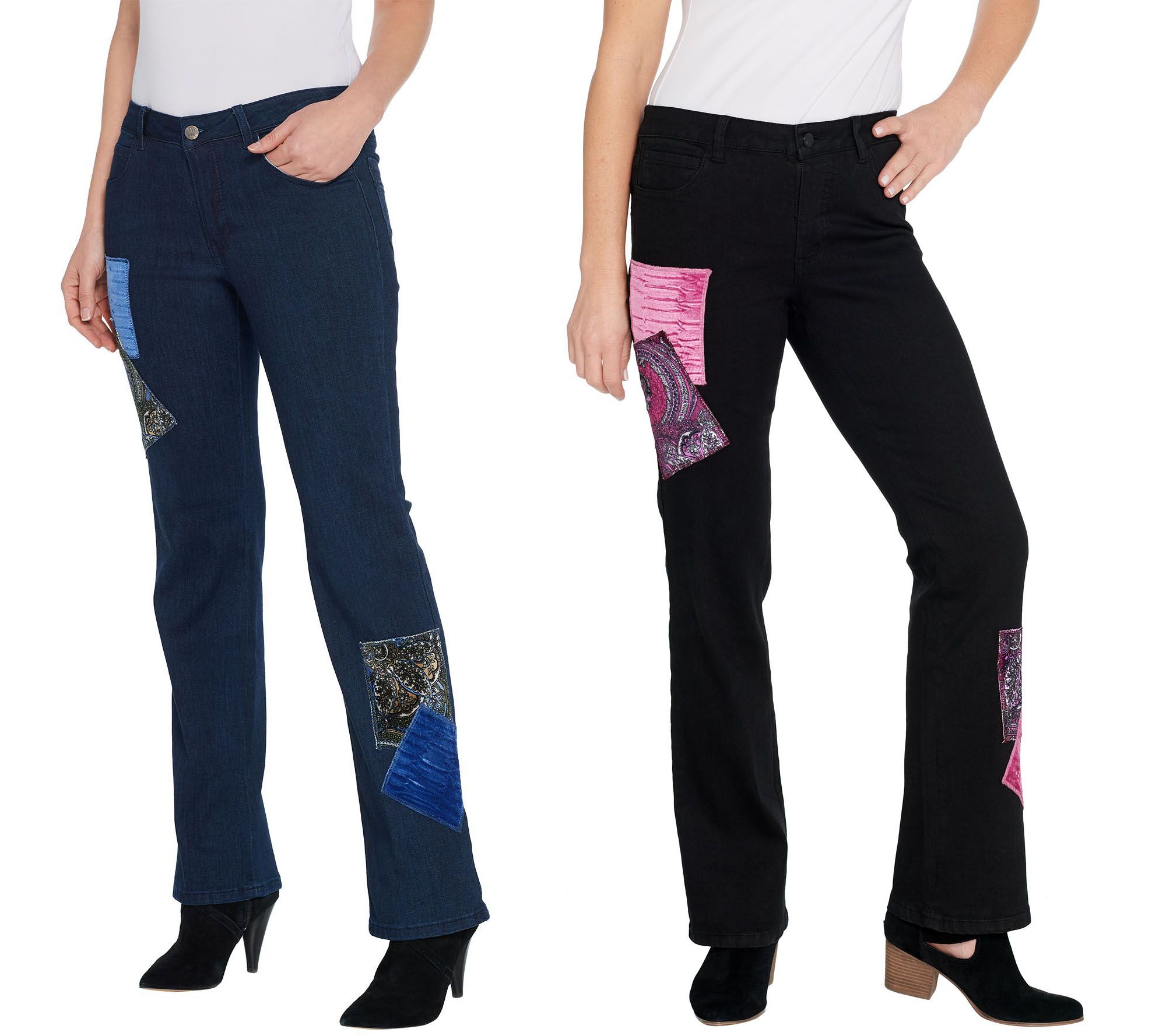 Women with Control My Wonder Denim Regular Patch Boot-Cut Jean - A345350