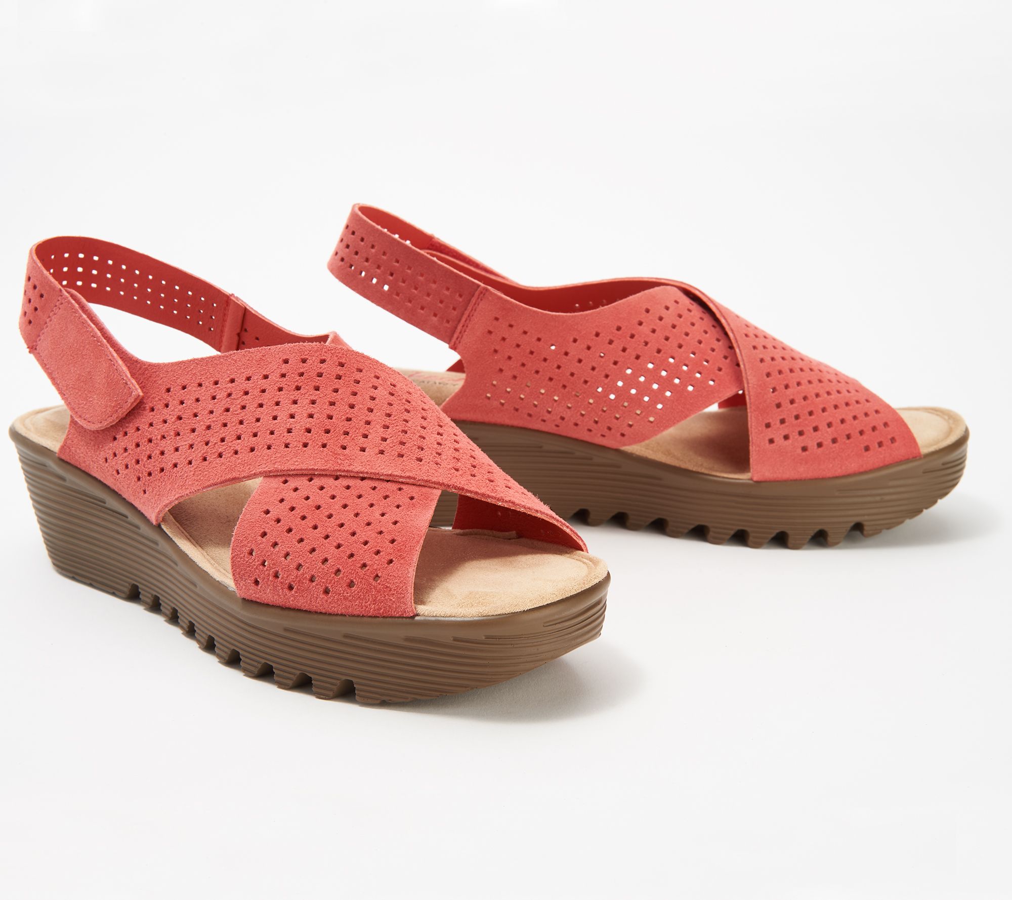 Skechers Perforated Suede Slingback 