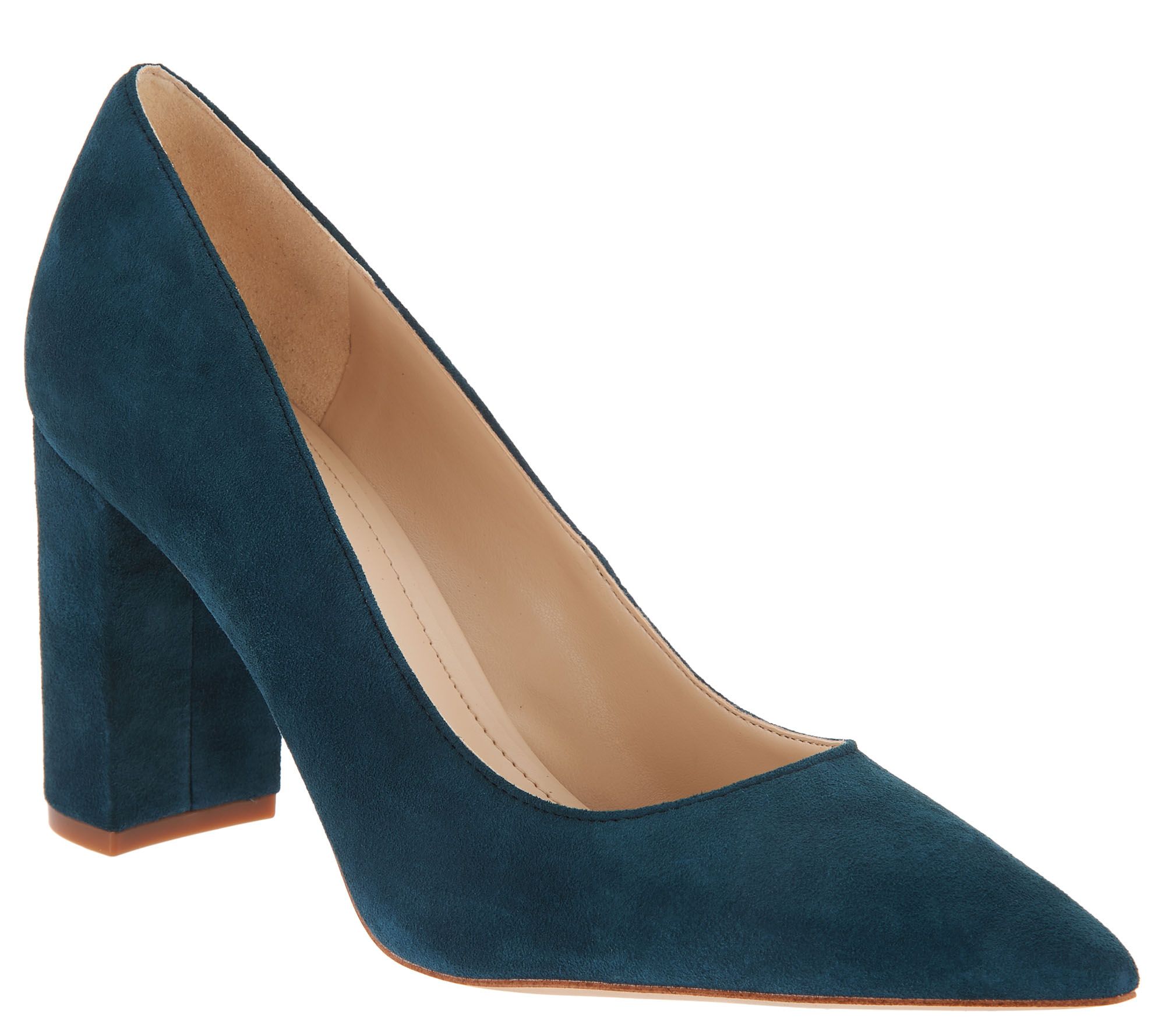 Marc fisher suede 2025 block heels