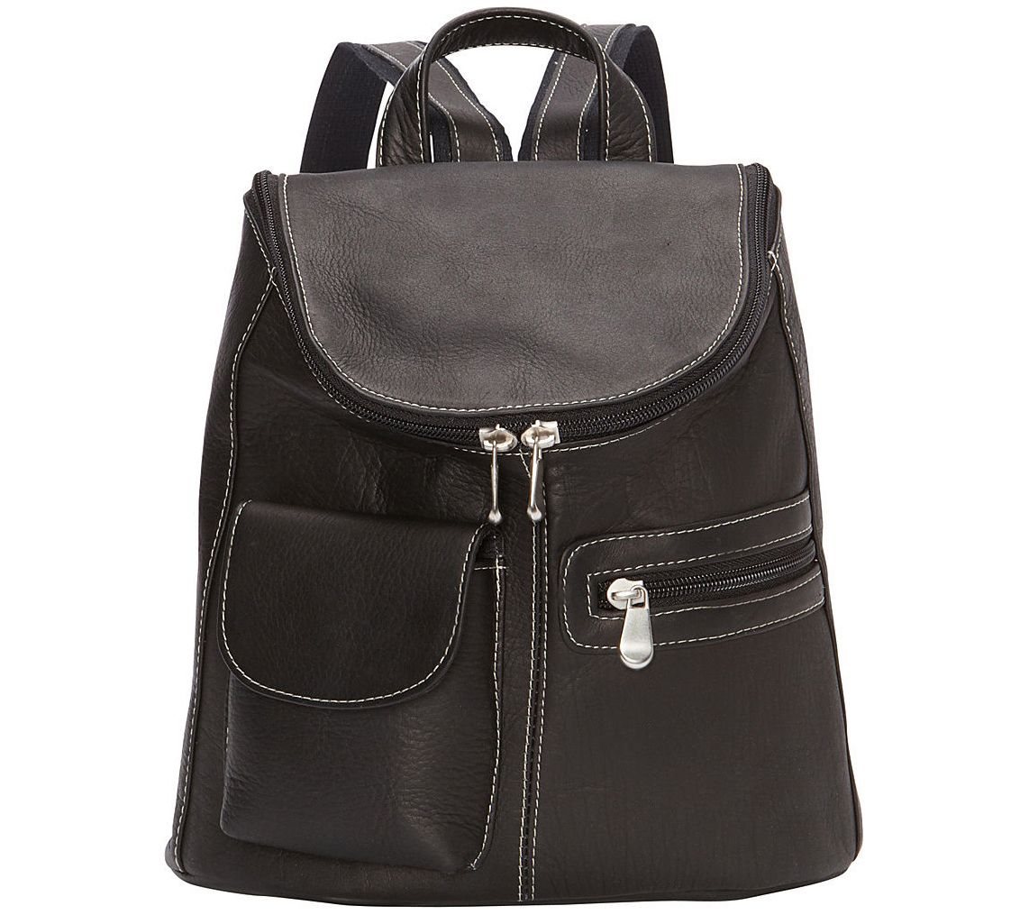 Le Donne Leather Lafayette Classic Backpack - QVC.com