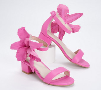 Cecelia New York Kids Heeled Sandals - Hibiscus - A397250