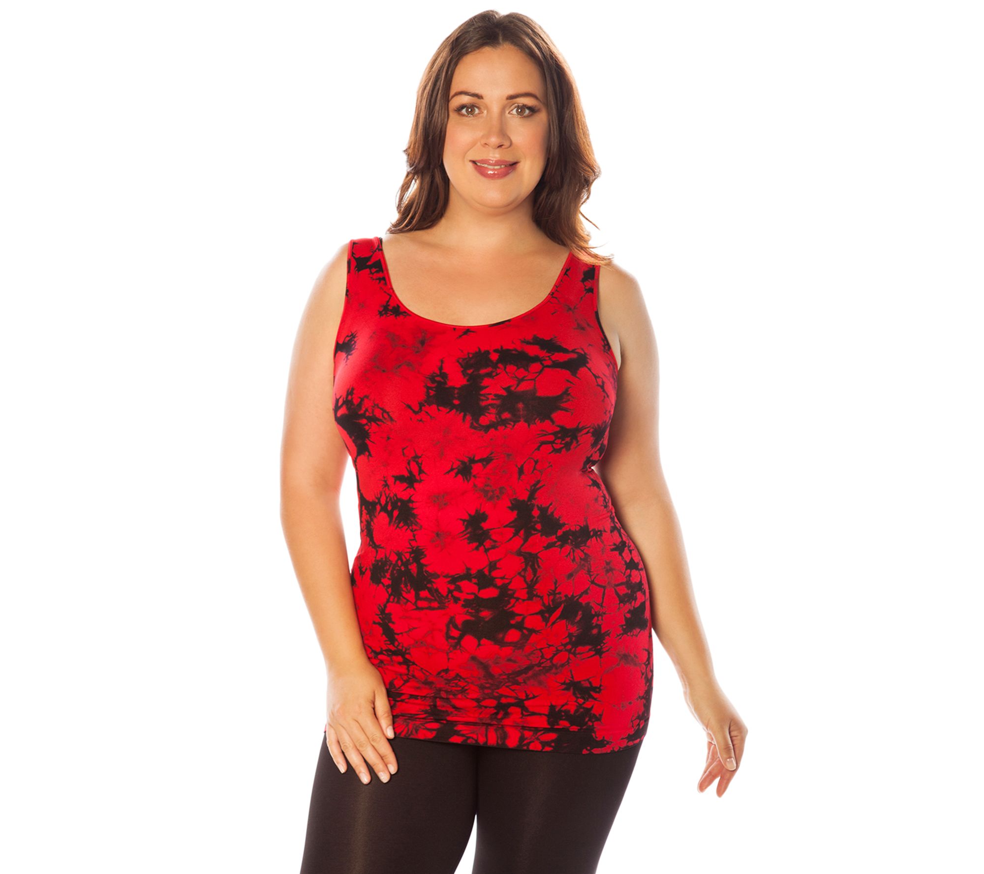 skinnytees Plus Tye-Dye Tank