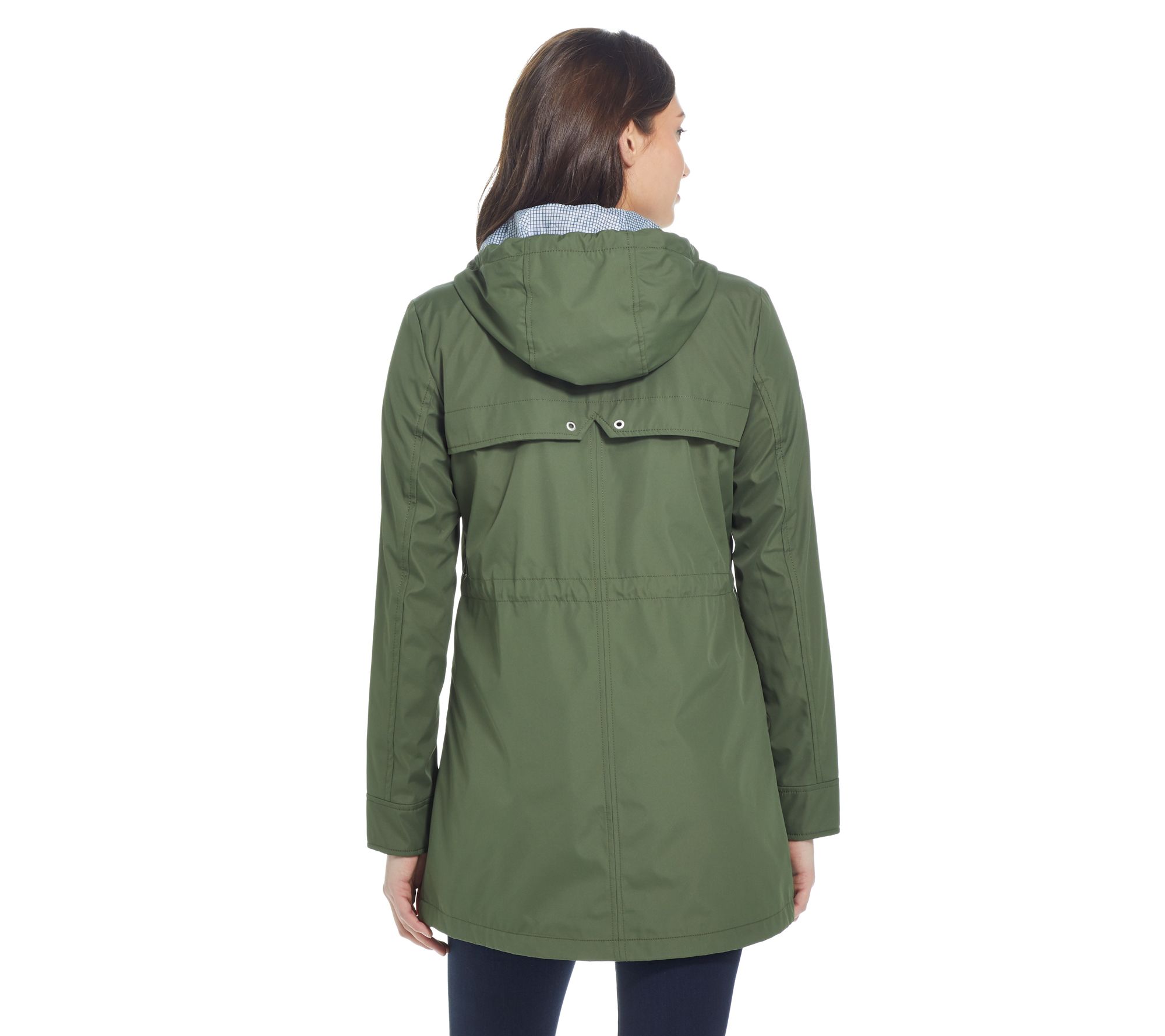 Weatherproof Bonded Hooded 3/4 Anorak Jacket - QVC.com