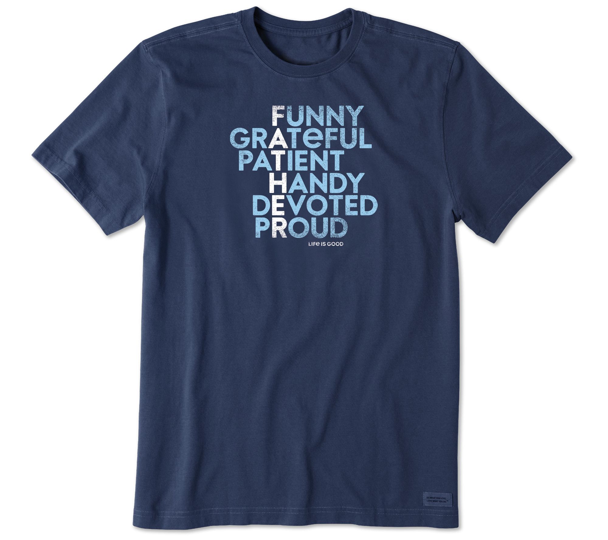 Life is Good Men's Father Traits Crusher Tee - QVC.com