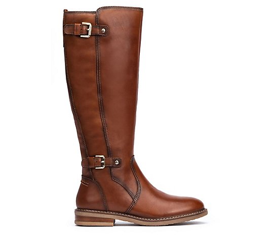 Pikolinos Aldaya Brown Leather Zip-up Boot