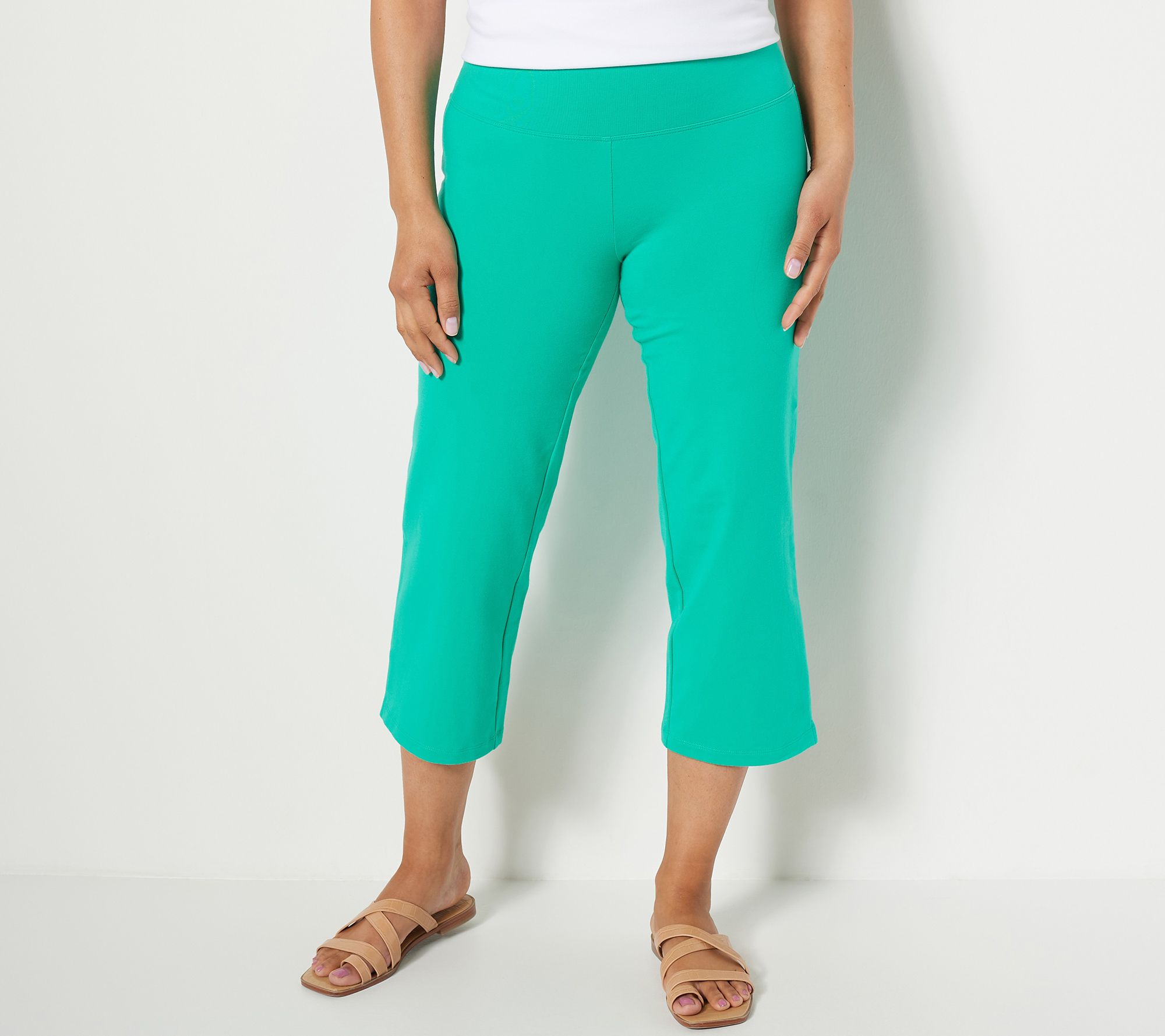 Wicked by Women with Control Regular Pull-On Capri Pants Coral