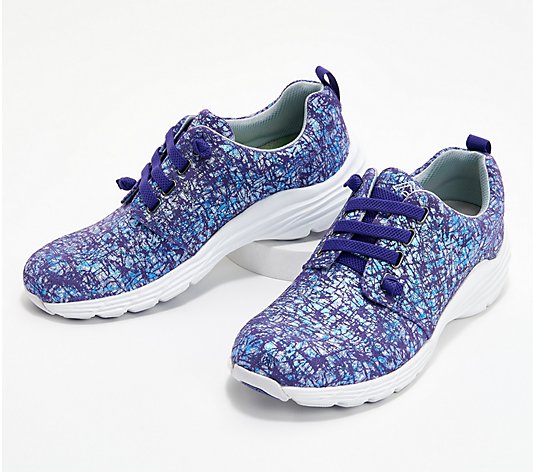 Align Stretch-Lace Leather Sneakers - Velocity