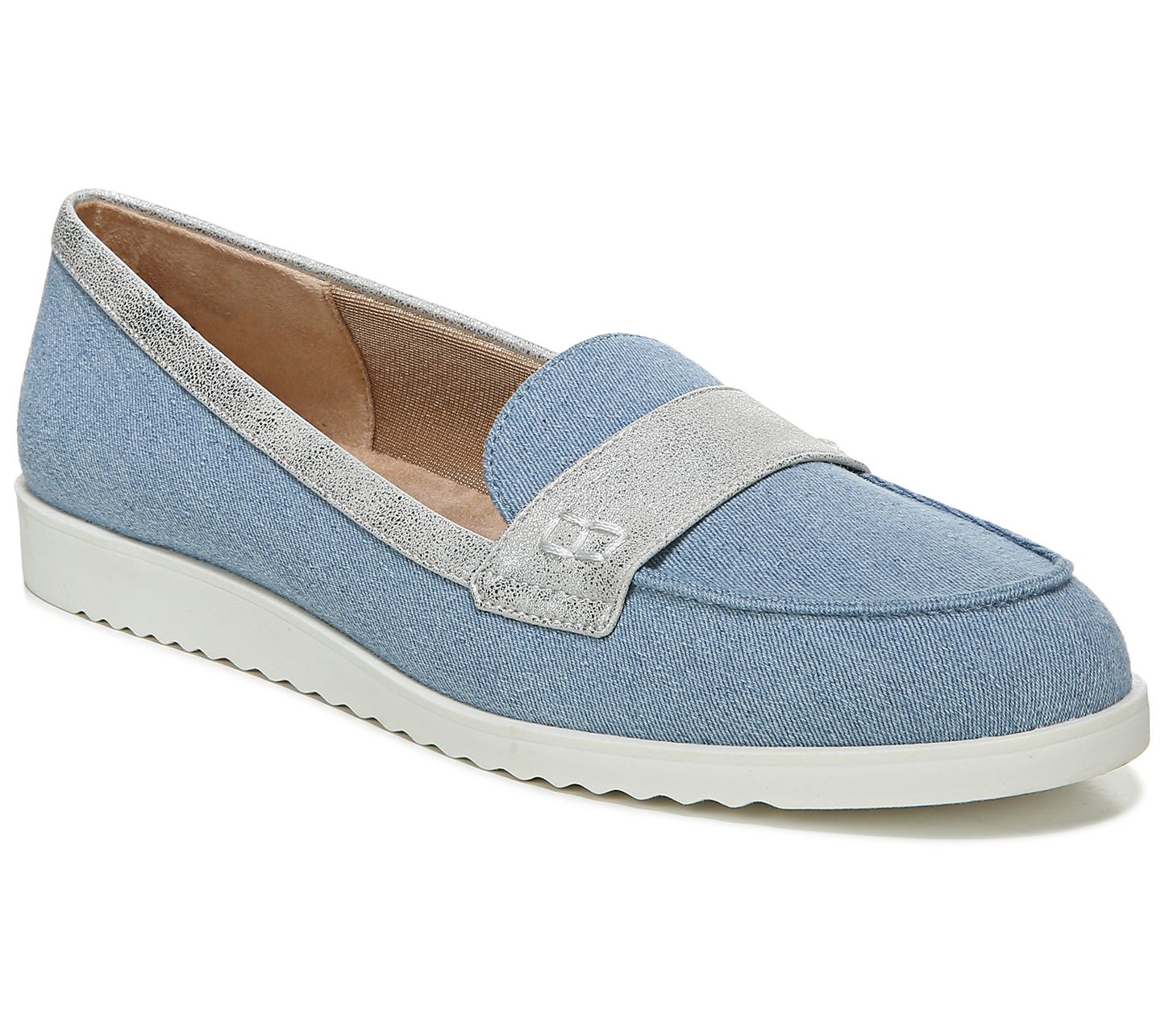 Lifestride Slip-On Denim Loafers - Zee - QVC.com