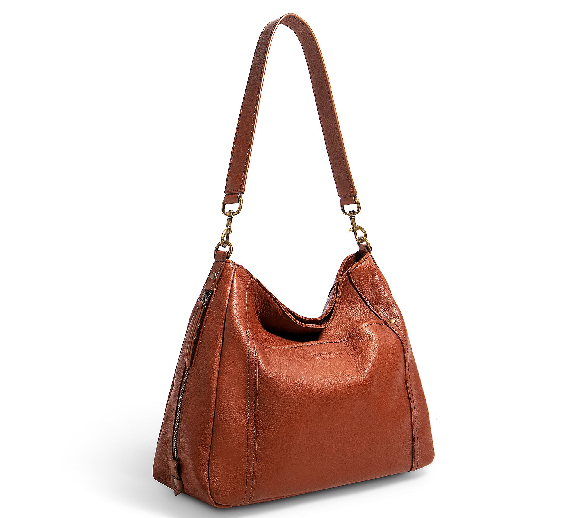 American Leather Co. Austin Shoulder Bag - QVC.com