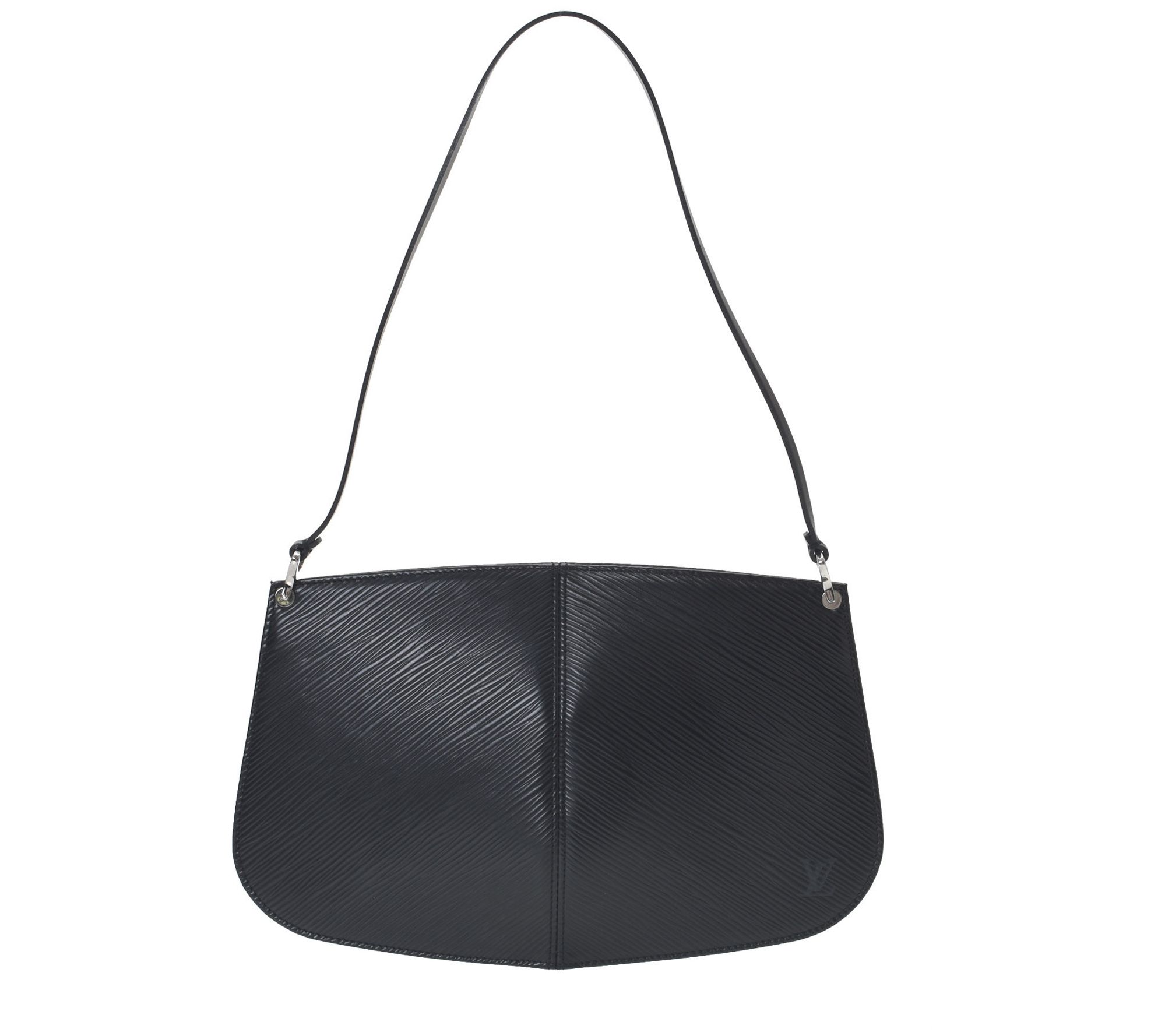 Black Demi Lune leather shoulder bag