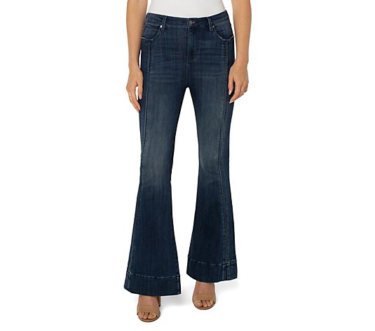 Liverpool Los Angeles Hannah Super Flare with Texture Trim