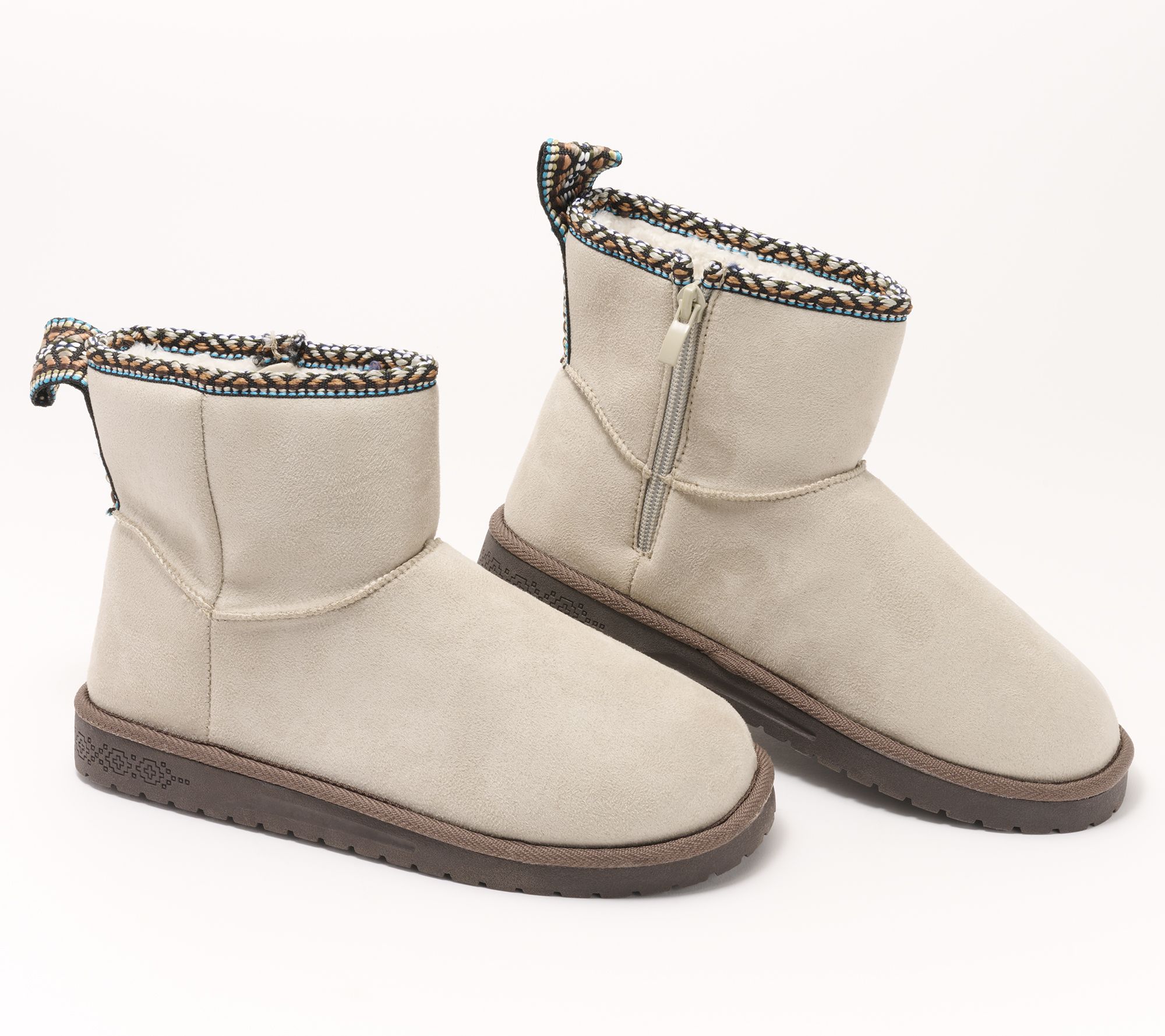 Muk Luks Side Zip Winter Boots - Tasha