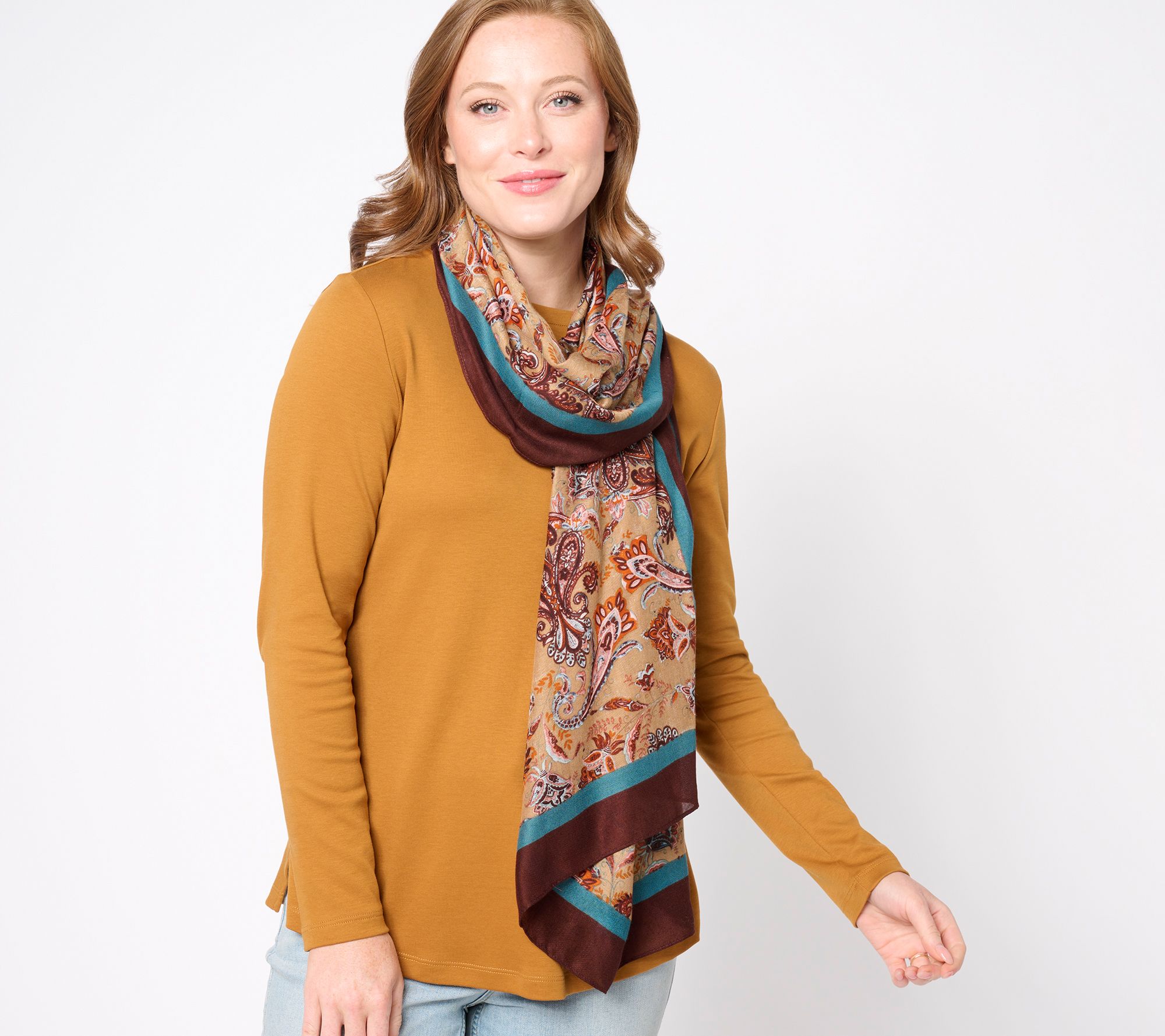 "As Is" Isaac Mizrahi Live! Estate Choice of Print Scarf