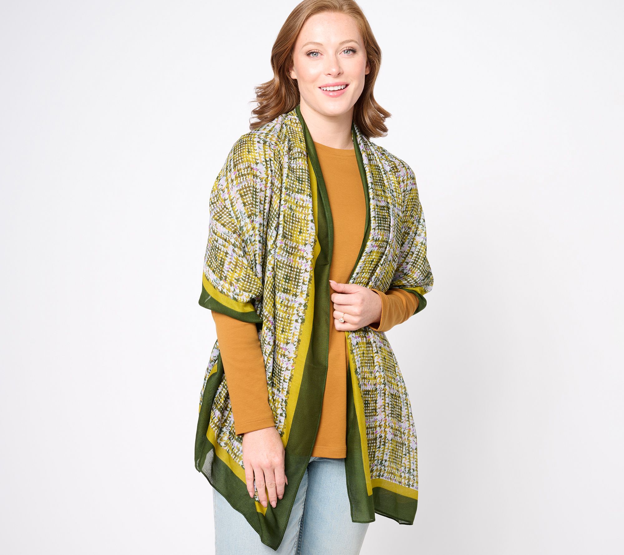 "As Is" Isaac Mizrahi Live! Estate Choice of Print Scarf