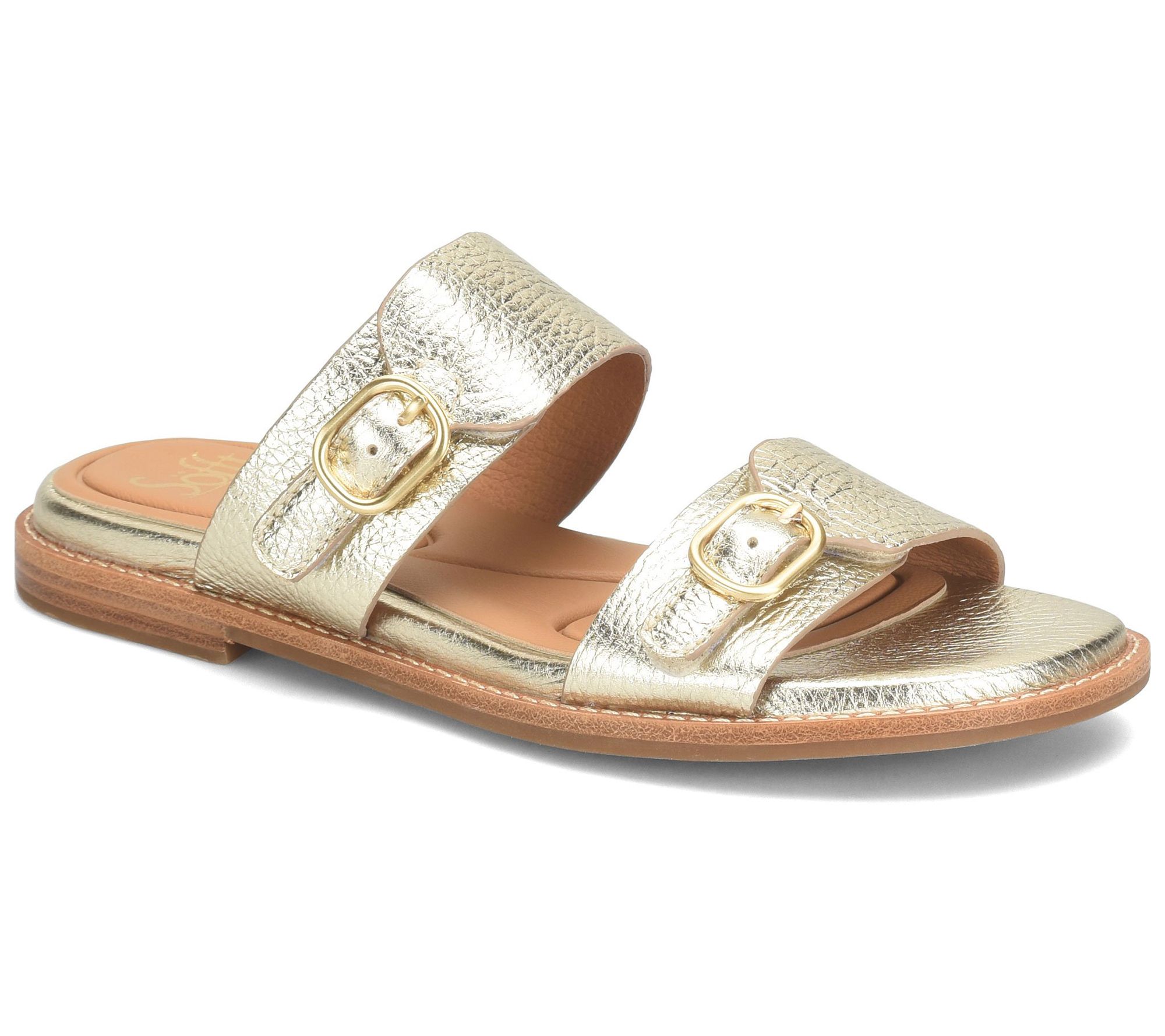 Sofft Double Leather-Strap Sandal - Noella