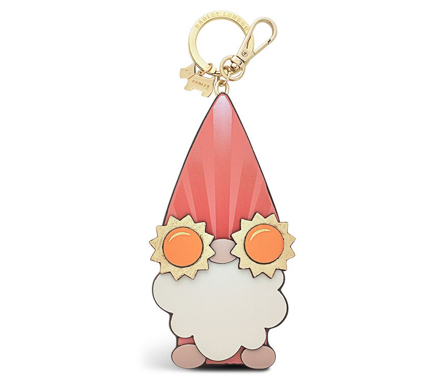 RADLEY London Gnome Sunny Leather Key ChainBag Charm - QVC.com