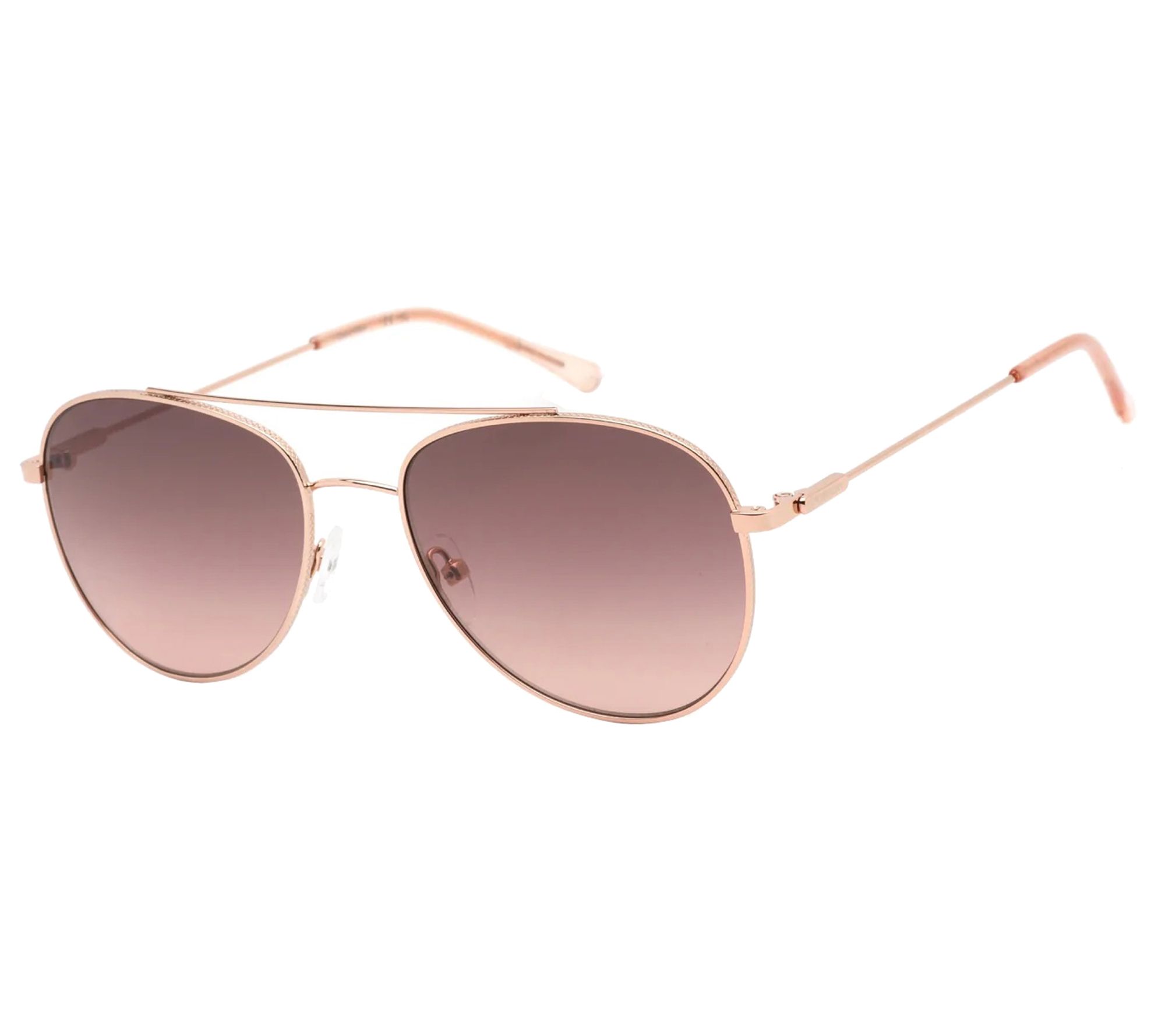 Calvin Klein Women's Rounded Aviator Sunglasses
