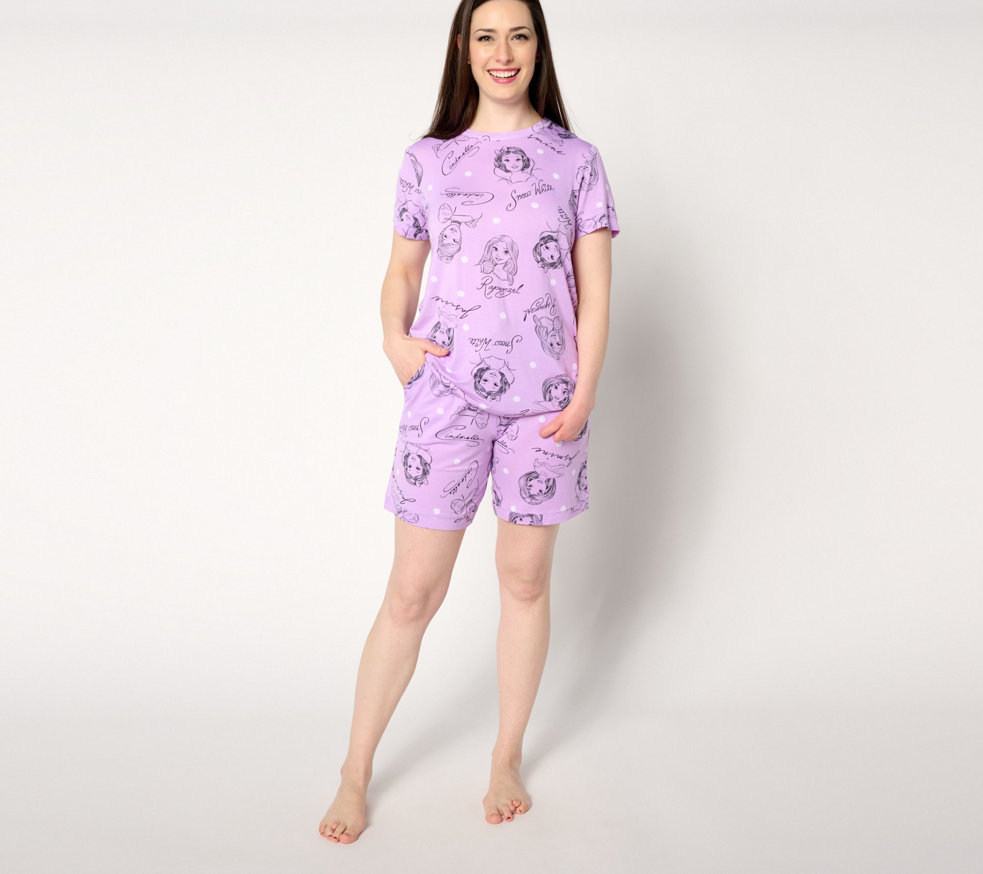 "As Is" Disney and Friends Summer Fun Bermuda Short Pajama Set