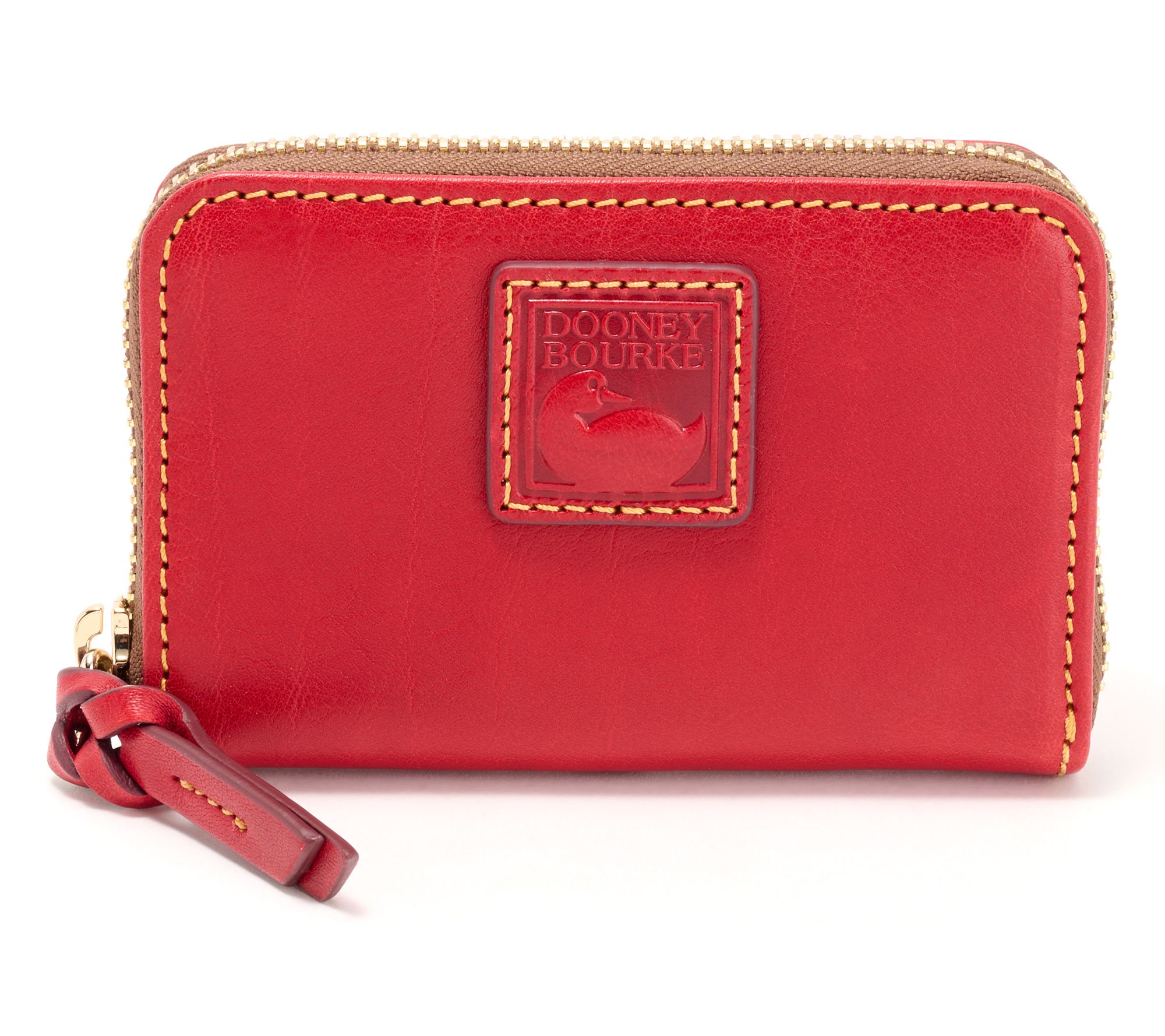 "As Is" Dooney & Bourke Florentine Leather Large Card Case