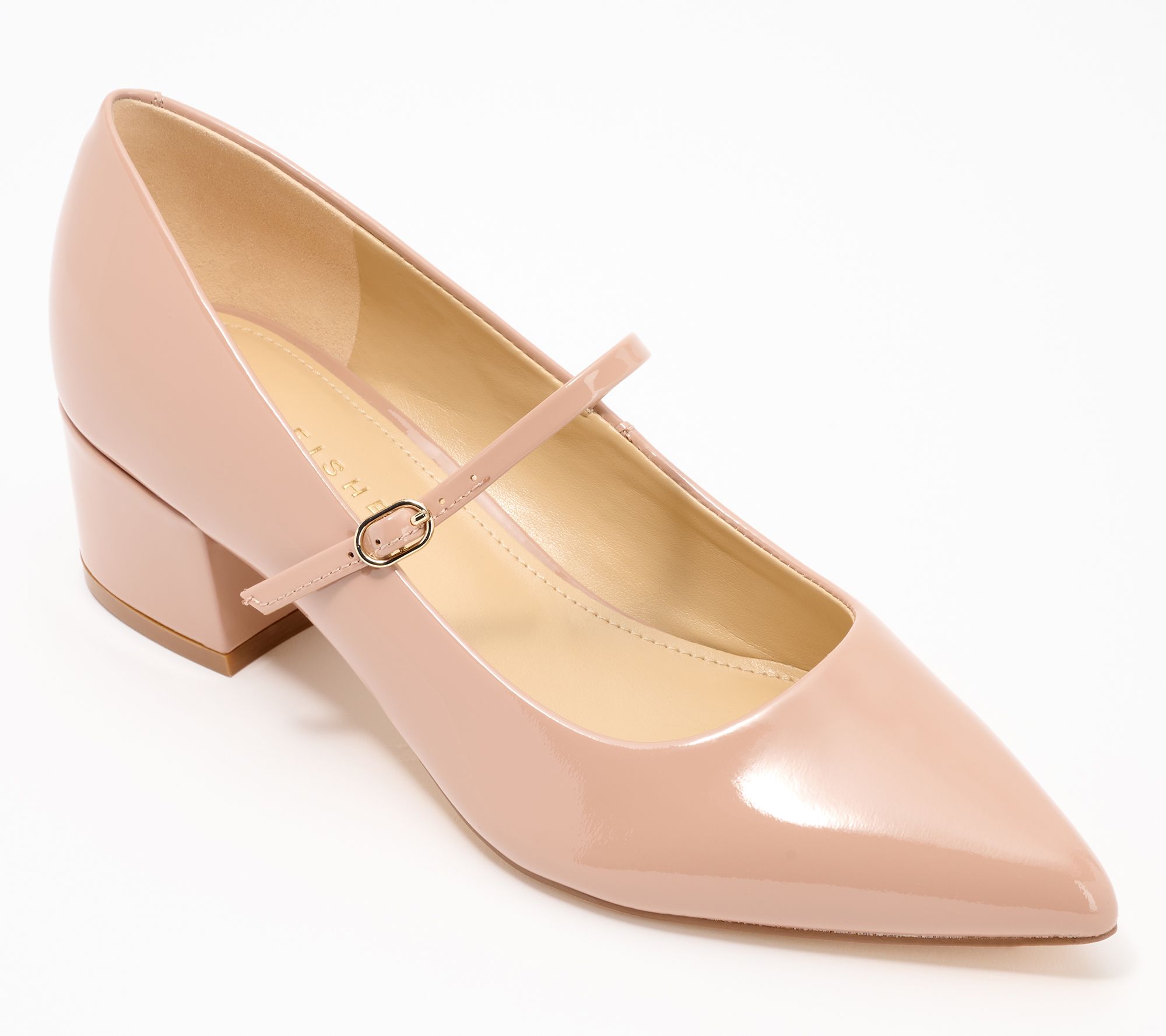 As Is Marc Fisher LTD Leather Mary Jane Pumps- Luccie