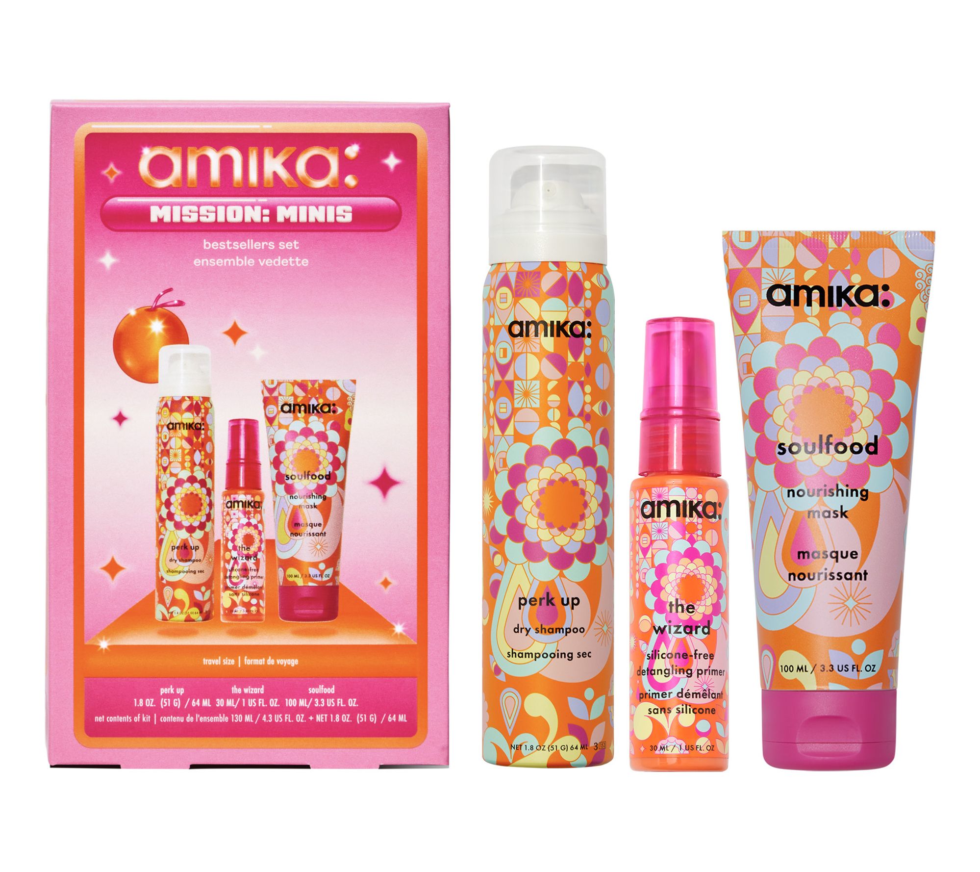 amika mission: minis bestsellers set