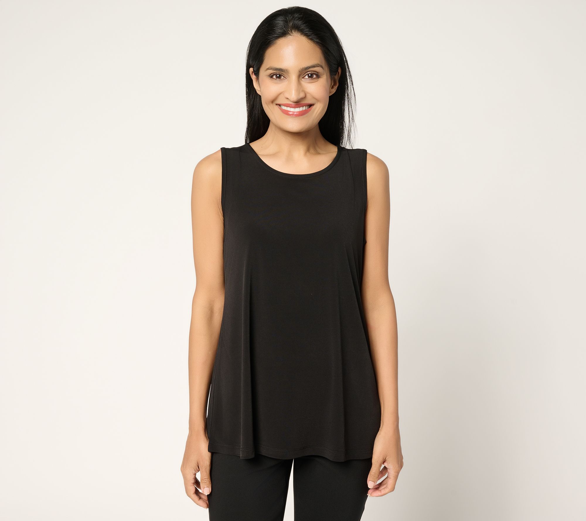 Susan Graver Modern Essentials Liquid Knit A-Line Tank