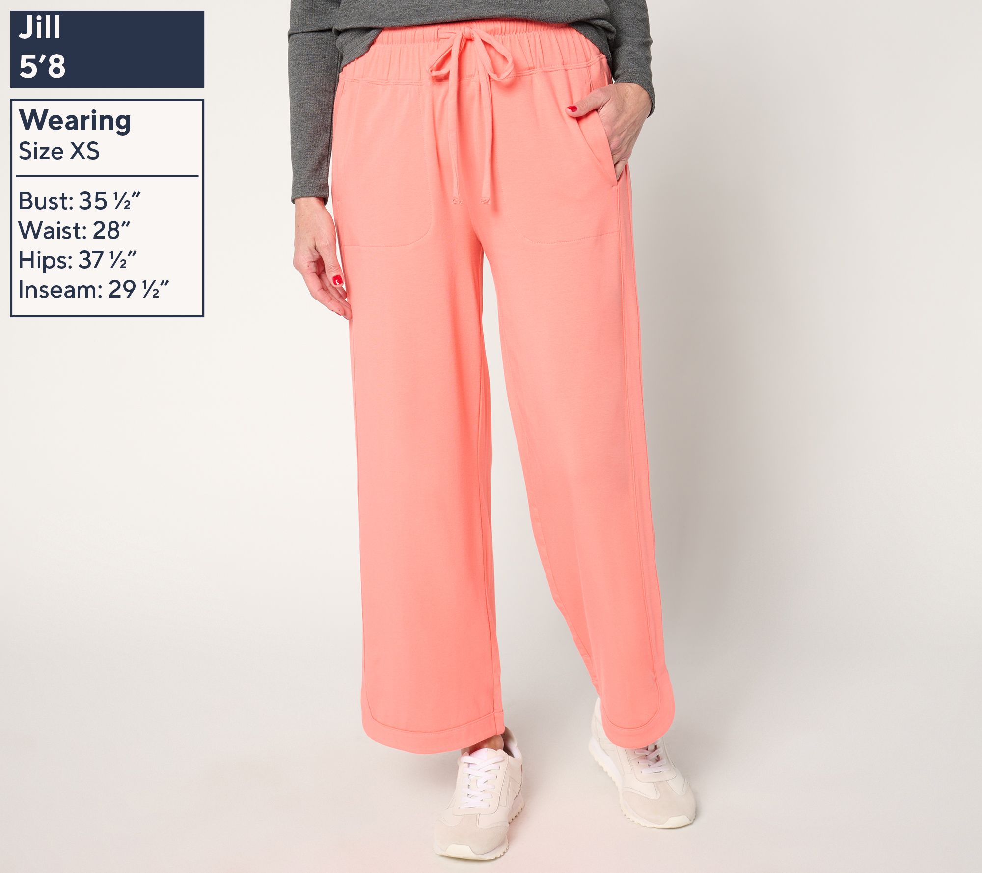 AnyBody Straight Leg Cozy Knit Ankle Pants w/ Curved Hem