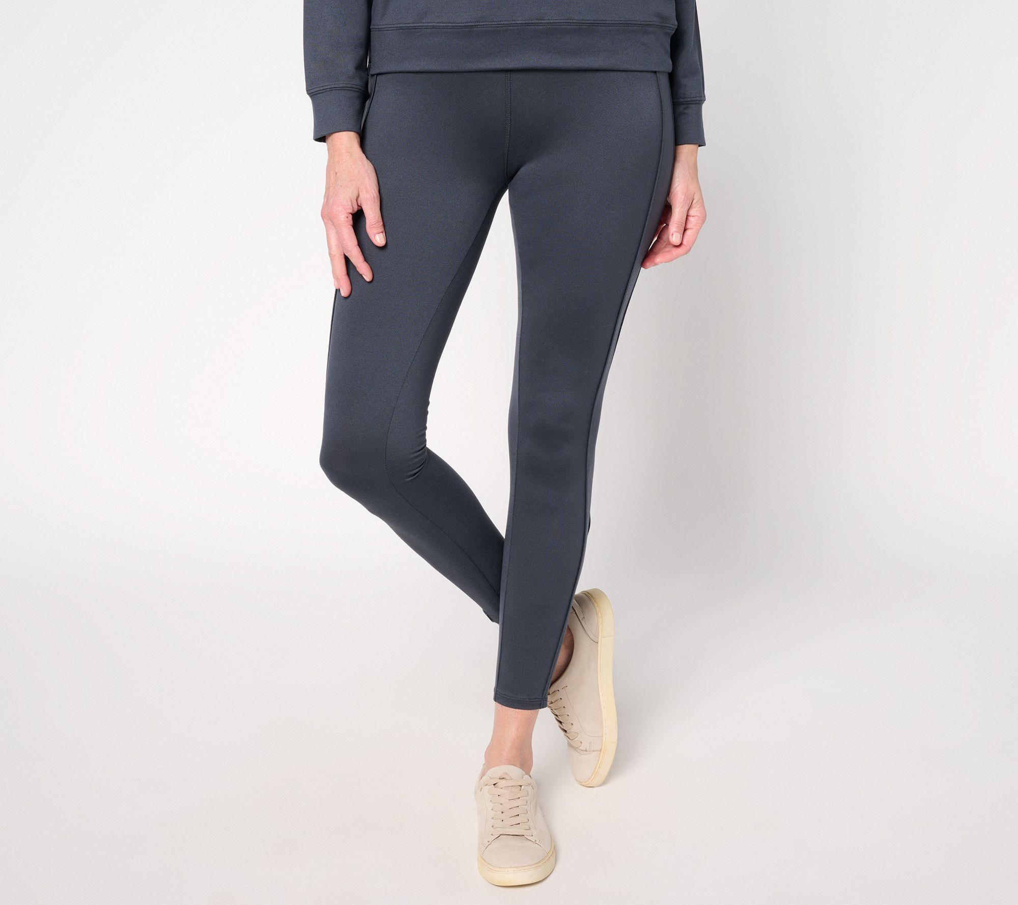 "As Is" Barefoot Dreams MC Butterchic Legging with Piping