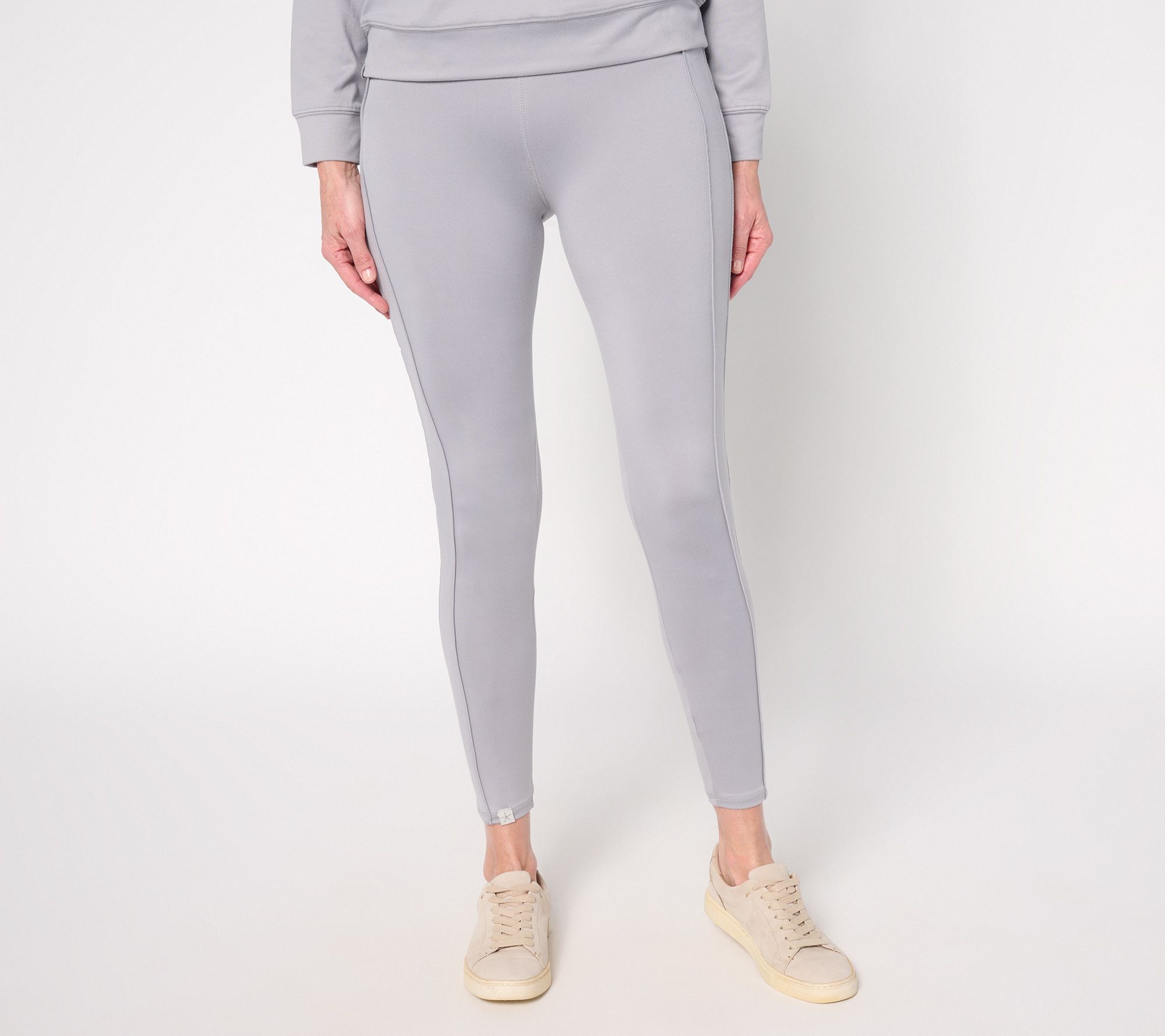 "As Is" Barefoot Dreams MC Butterchic Legging with Piping