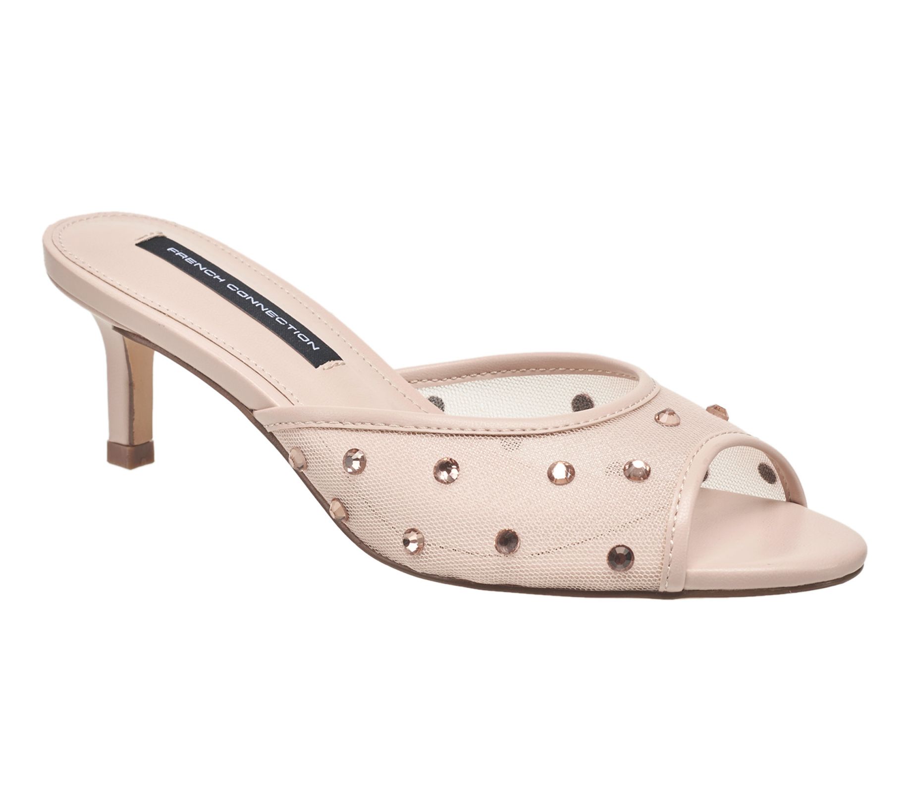 French Connection Rochelle Mesh Kitten Heel