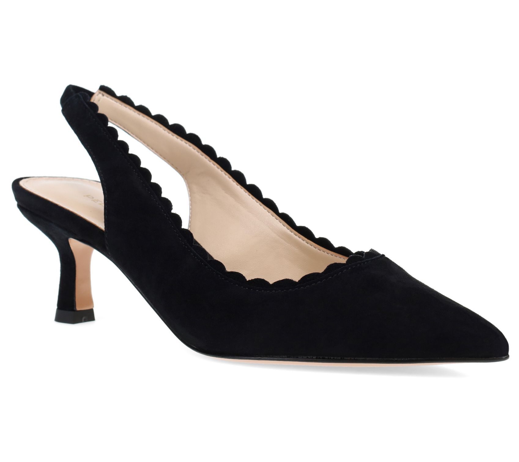 Pelle Moda Suede Slingback Pump - Kelsa