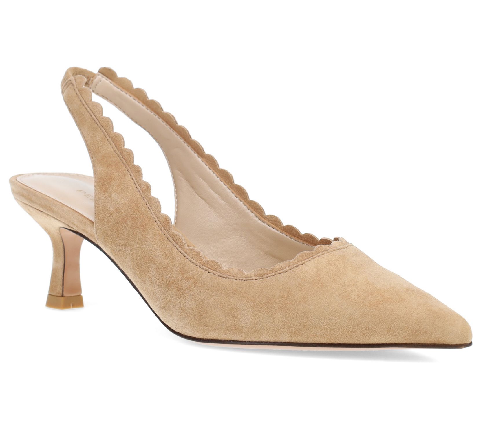 Pelle Moda Suede Slingback Pump - Kelsa