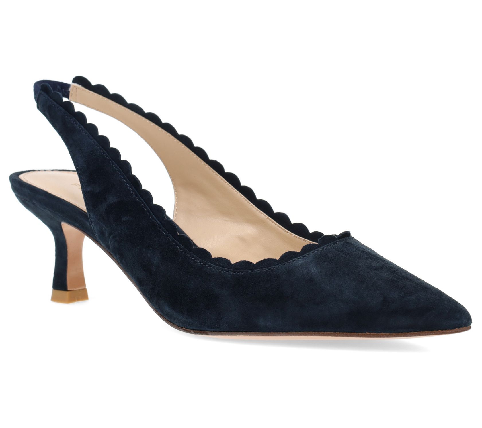Pelle Moda Suede Slingback Pump - Kelsa