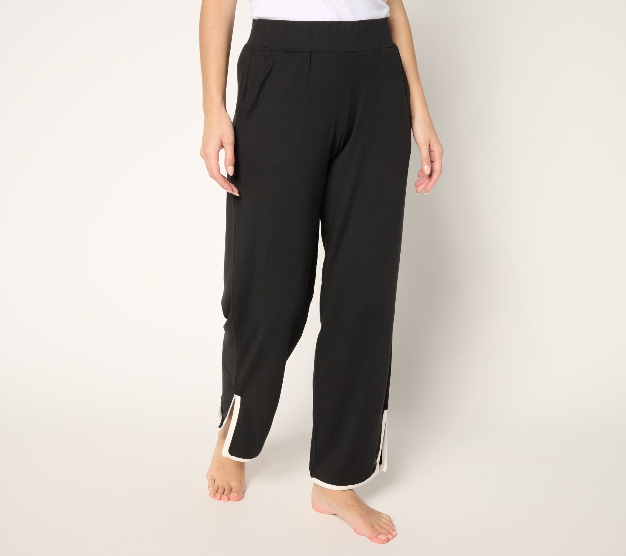"As Is" Cuddl Duds Flexwear Color Accent Pant