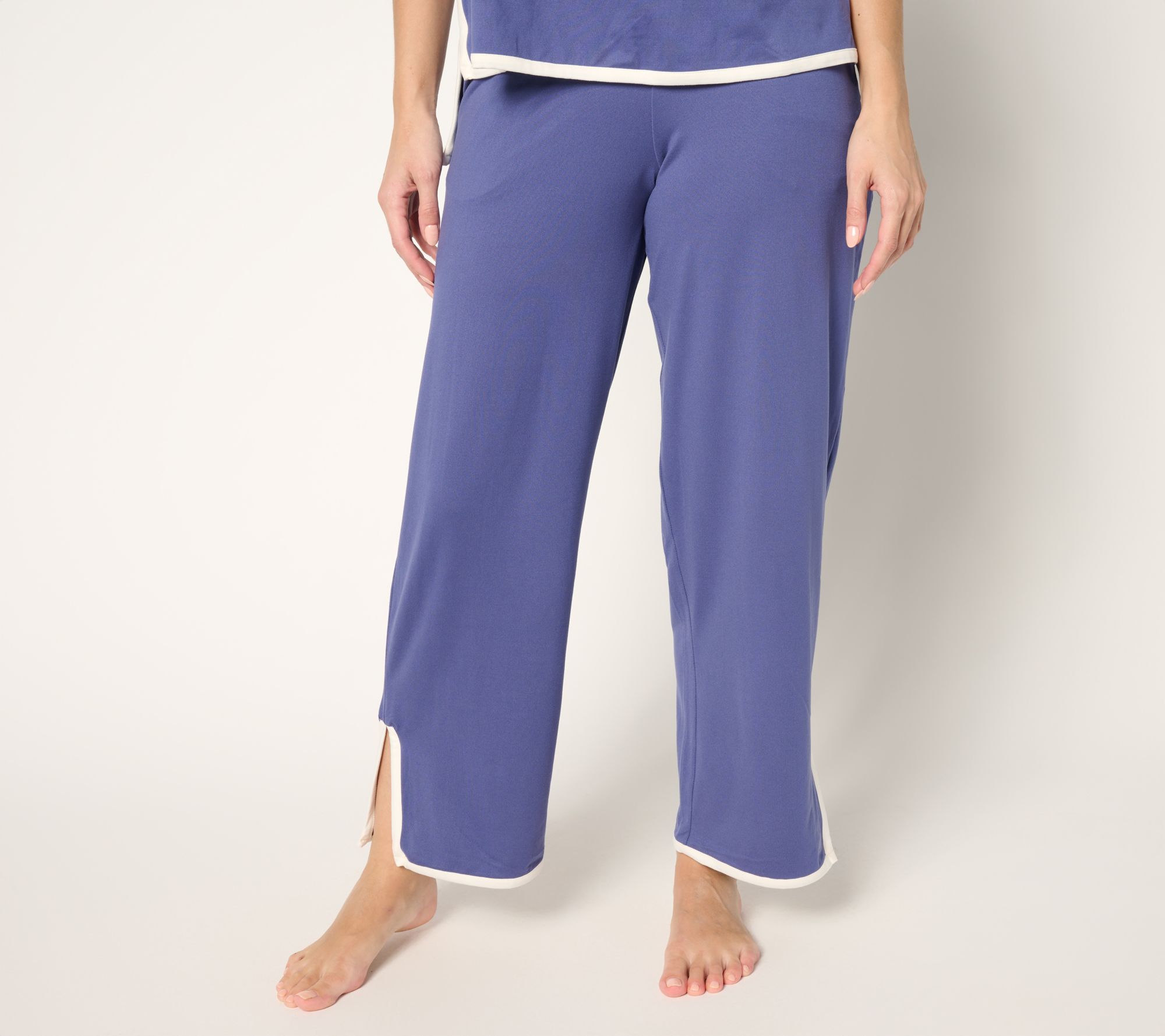 "As Is" Cuddl Duds Flexwear Color Accent Pant