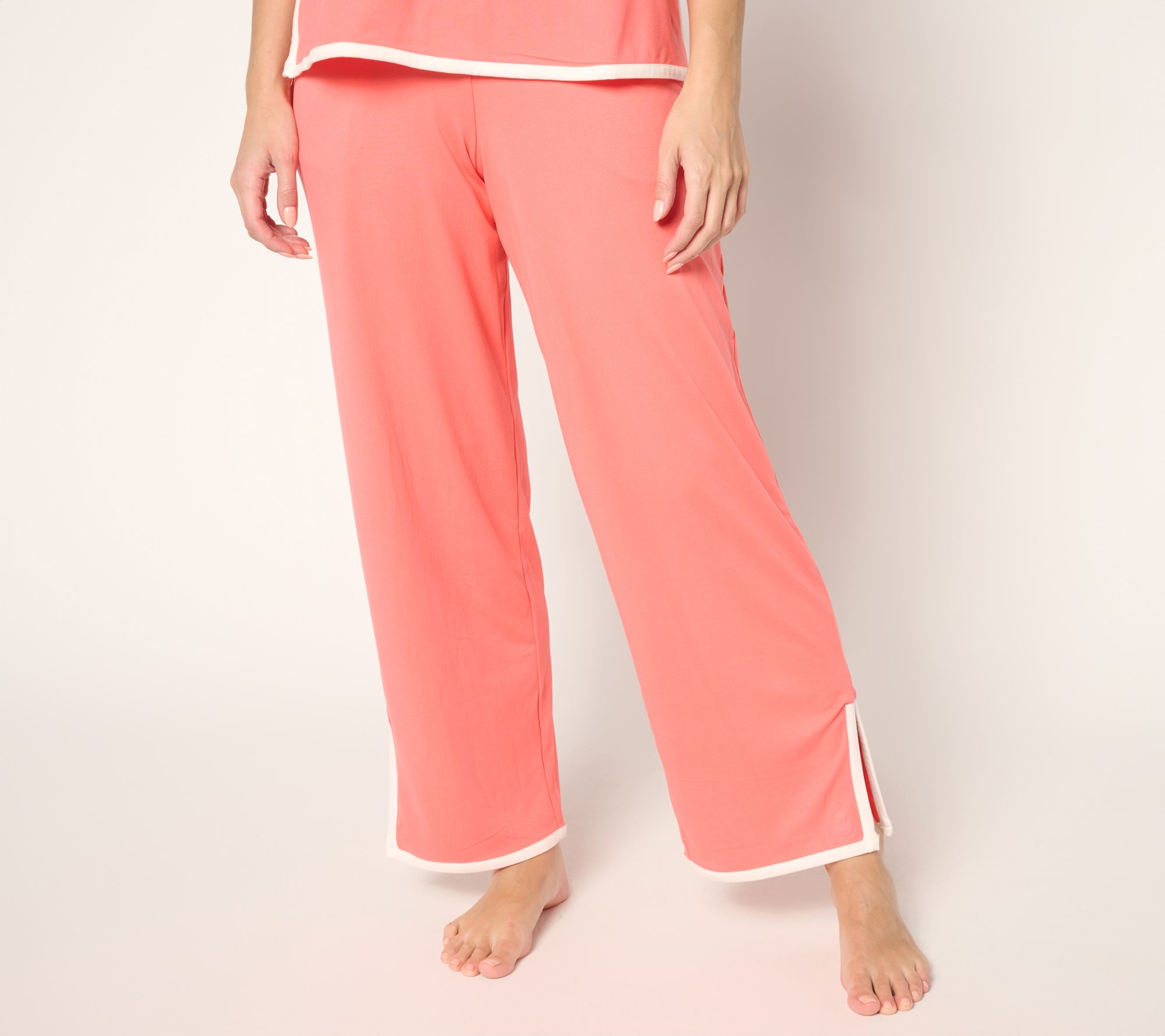 "As Is" Cuddl Duds Flexwear Color Accent Pant
