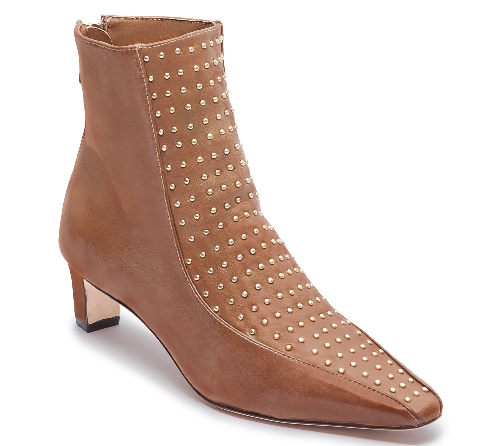 Bernardo Leather Studded Ankle Boot - Esme
