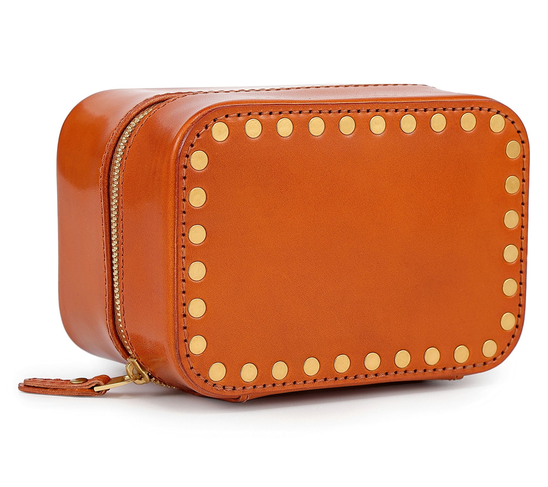 Old Trend Leather Jewelry and Watch Box