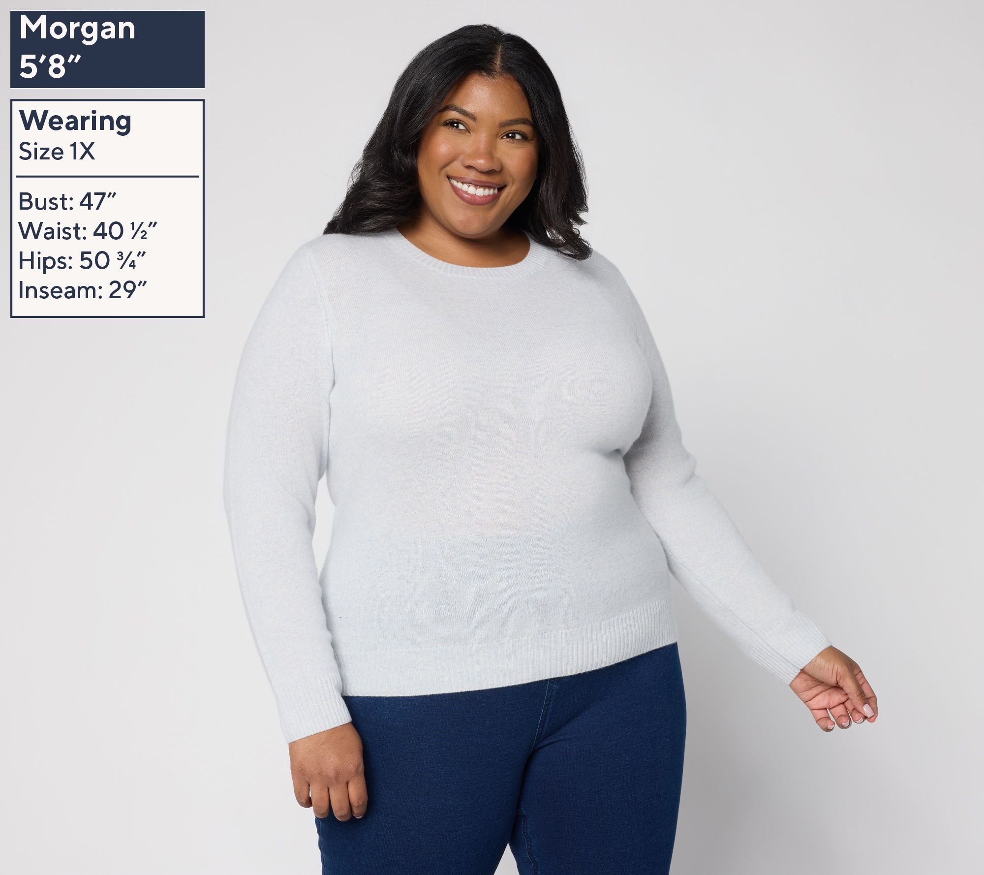 Naadam The Soft Collection 100% Cashmere Crew Neck Sweater - QVC.com