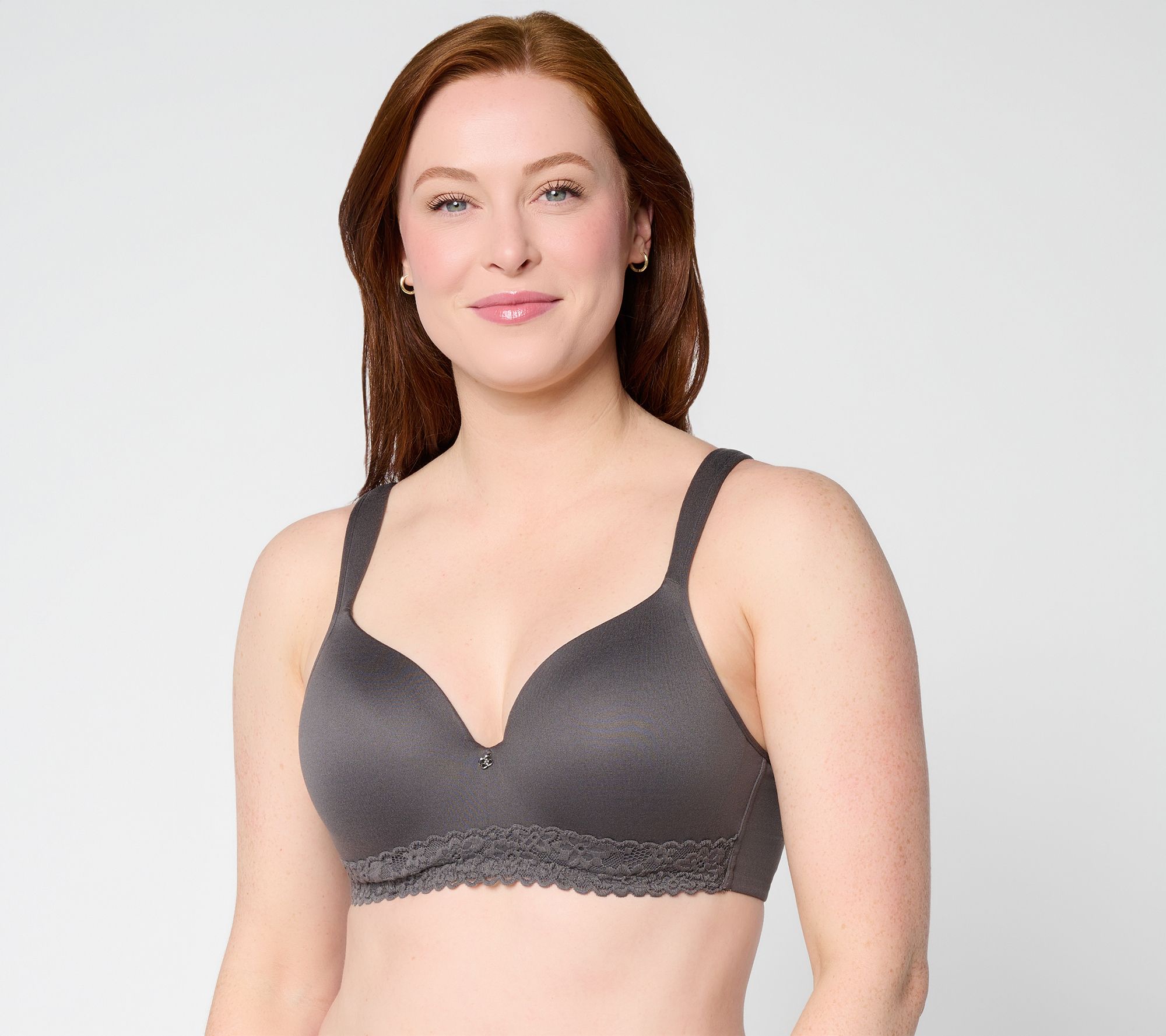 Breezies Lace Touch Underwire T-Shirt Bra